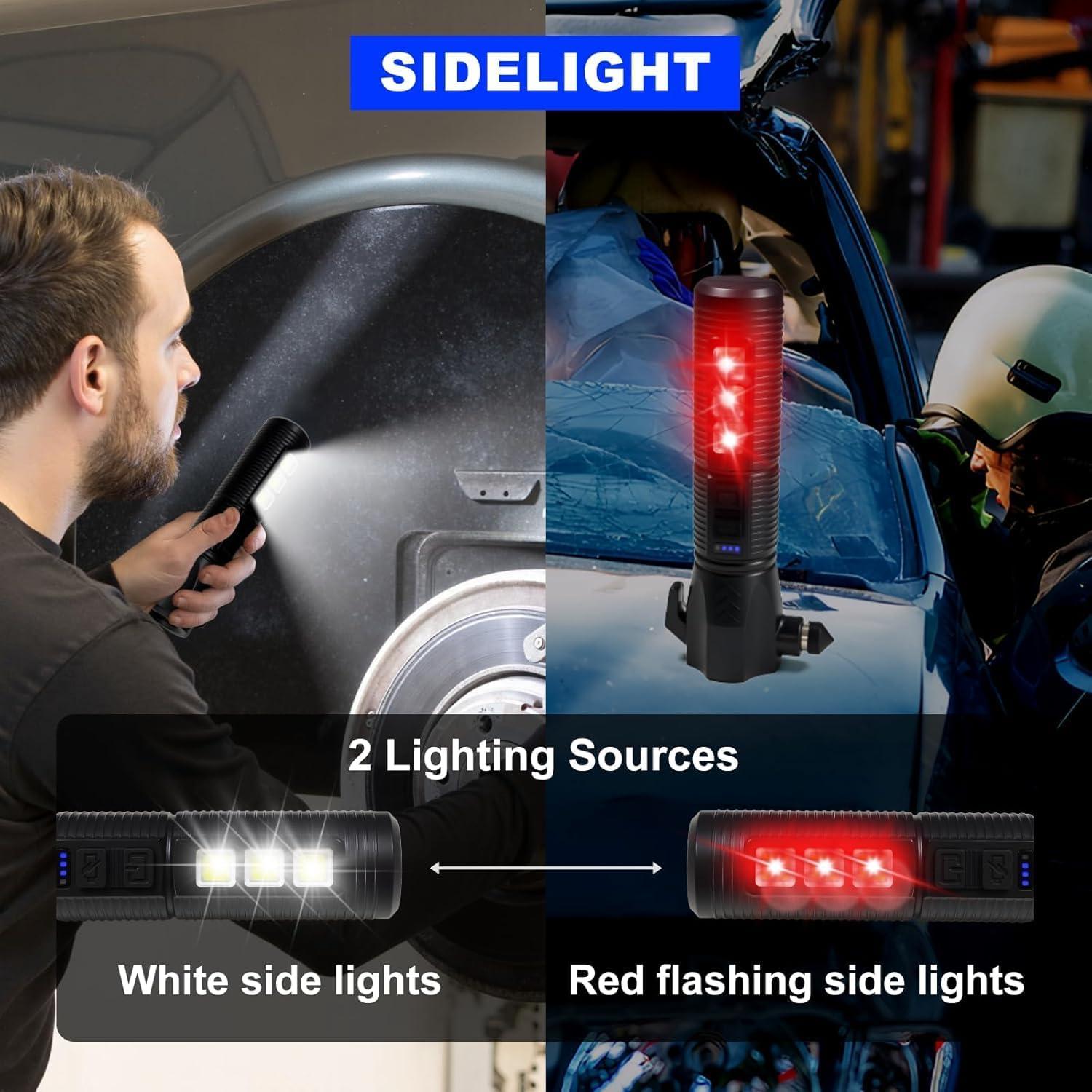 Linterna de Emergencia GEEBONFLUGENS 2000 Lúmenes USB 108g