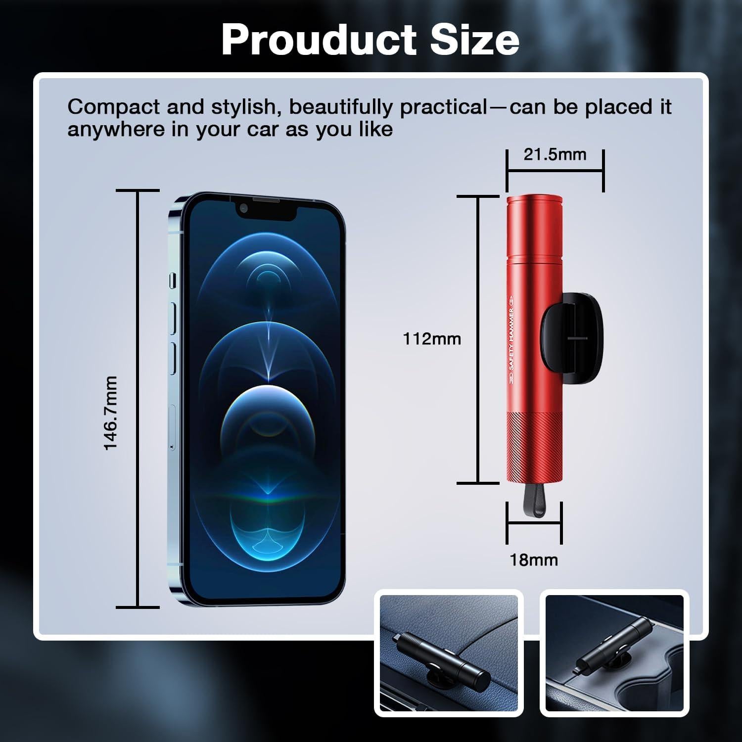 Cortador de Cinturón y Rompedor de Ventanas MOTORBUDDY