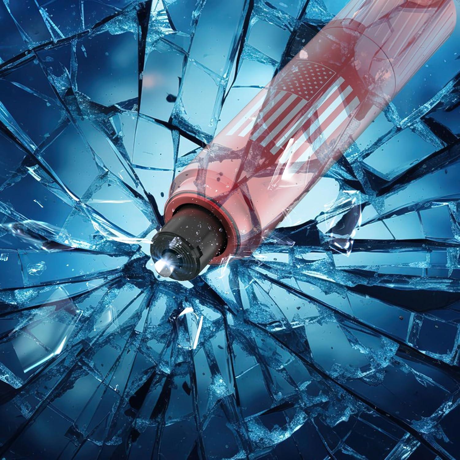 Juego de 2 Martillos de Seguridad QWEZOTUY J8 para Cristales