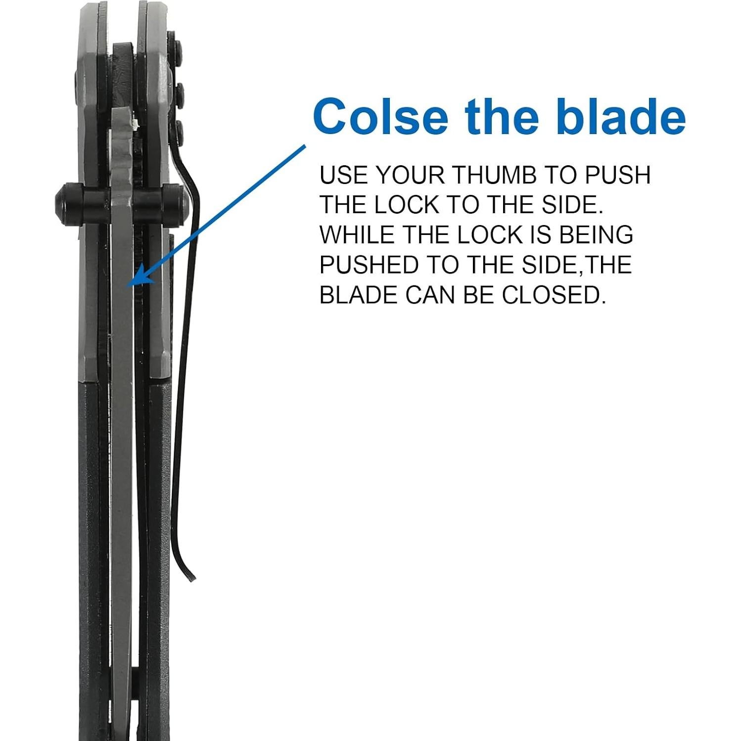 Cuchillo de bolsillo plegable Hotpoint EDC con herramientas 20.3cm