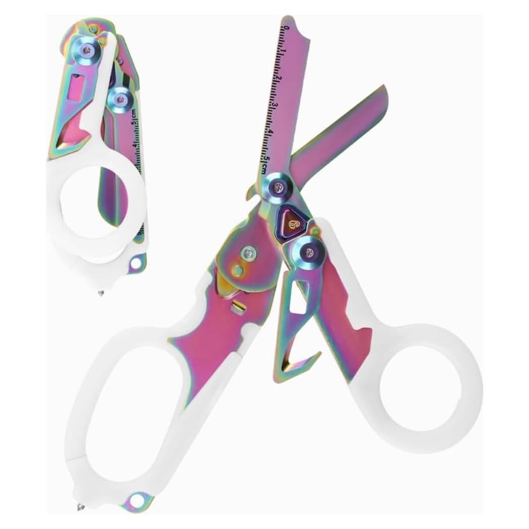 Tijeras de Trauma 6 en 1 JUNWUXY Acero Inoxidable Multifuncionales