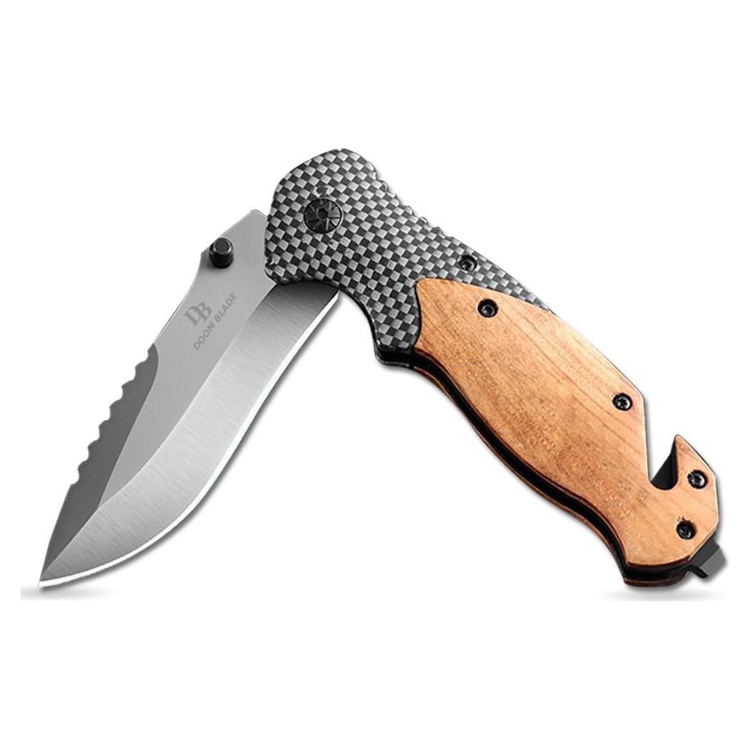Cuchillo Plegable DOOM BLADE 21.1 cm Multifuncional EDC