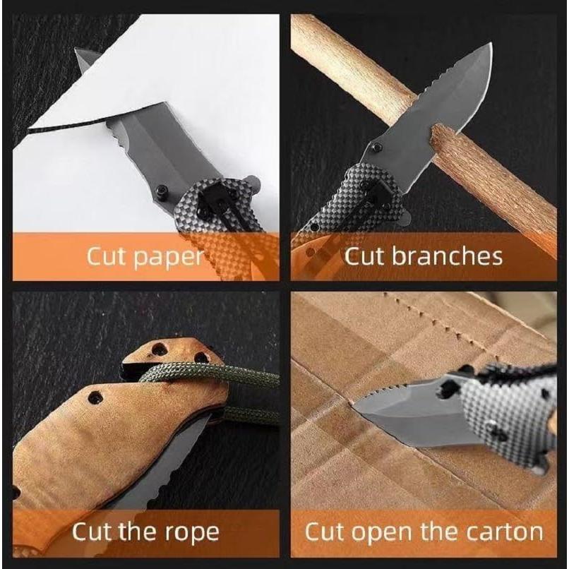 Cuchillo Plegable DOOM BLADE 21.1 cm Multifuncional EDC