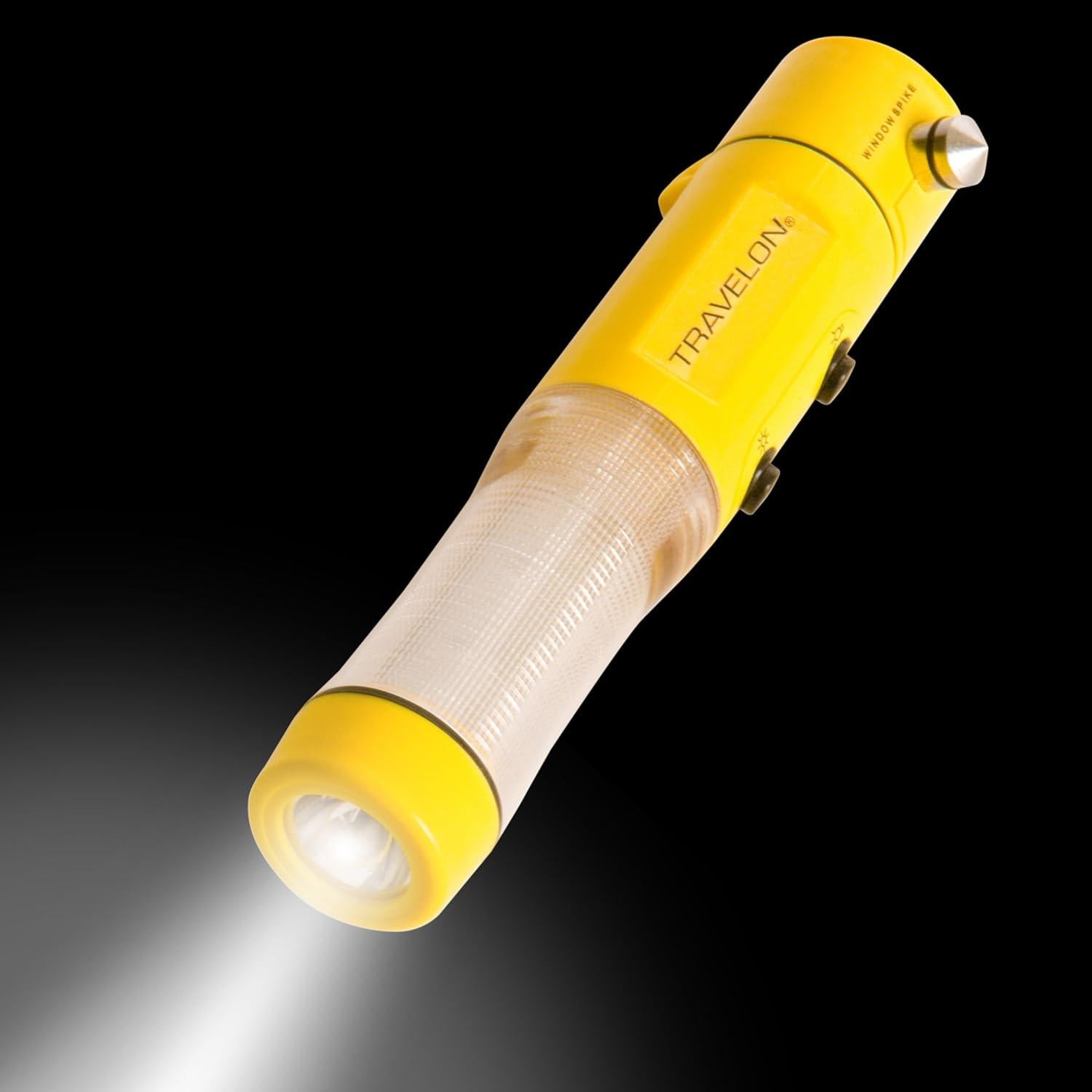 Herramienta de Emergencia 4-en-1 Travelon Amarillo