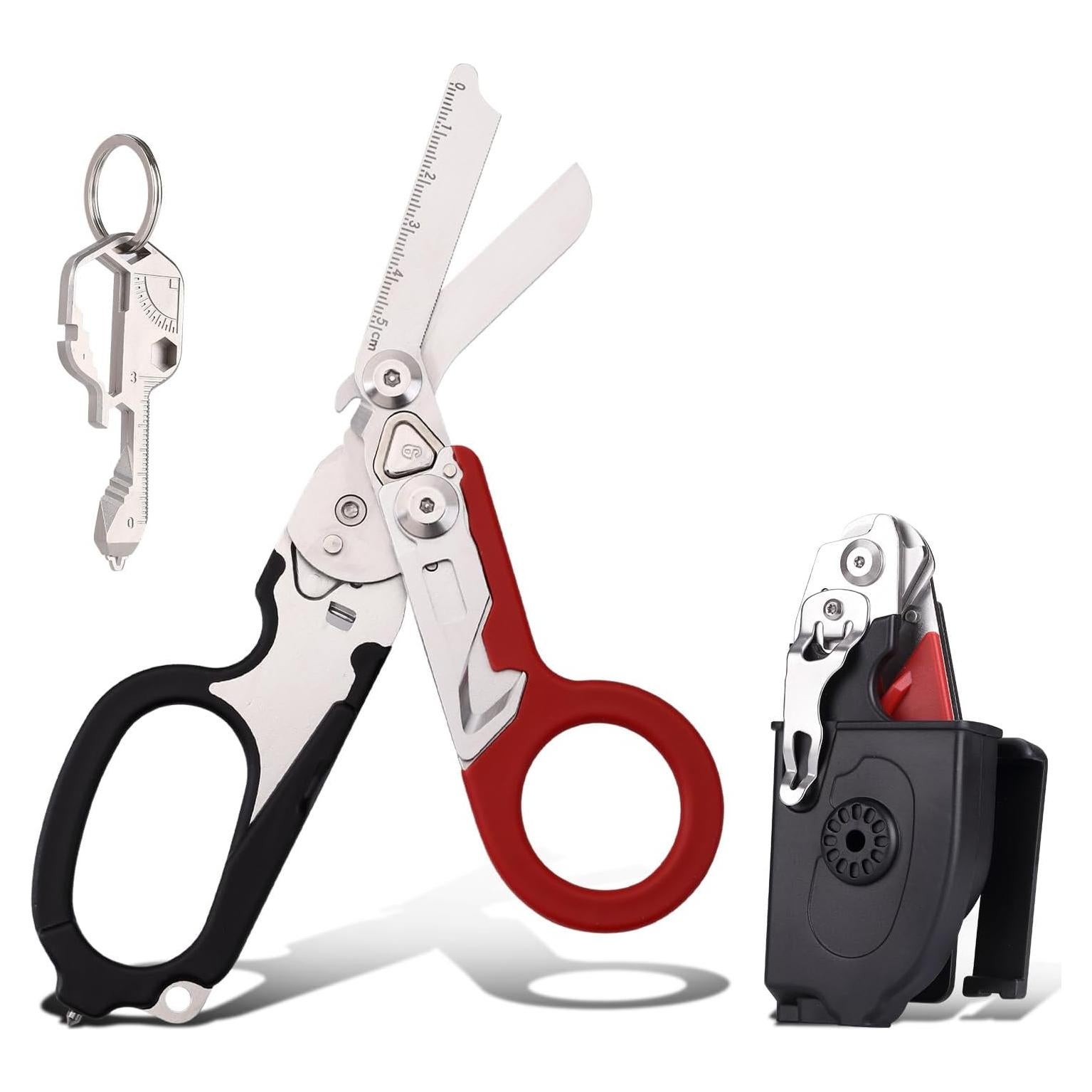 Tijeras de Trauma Plegables UNAZZUE con Funda y Multifuncional