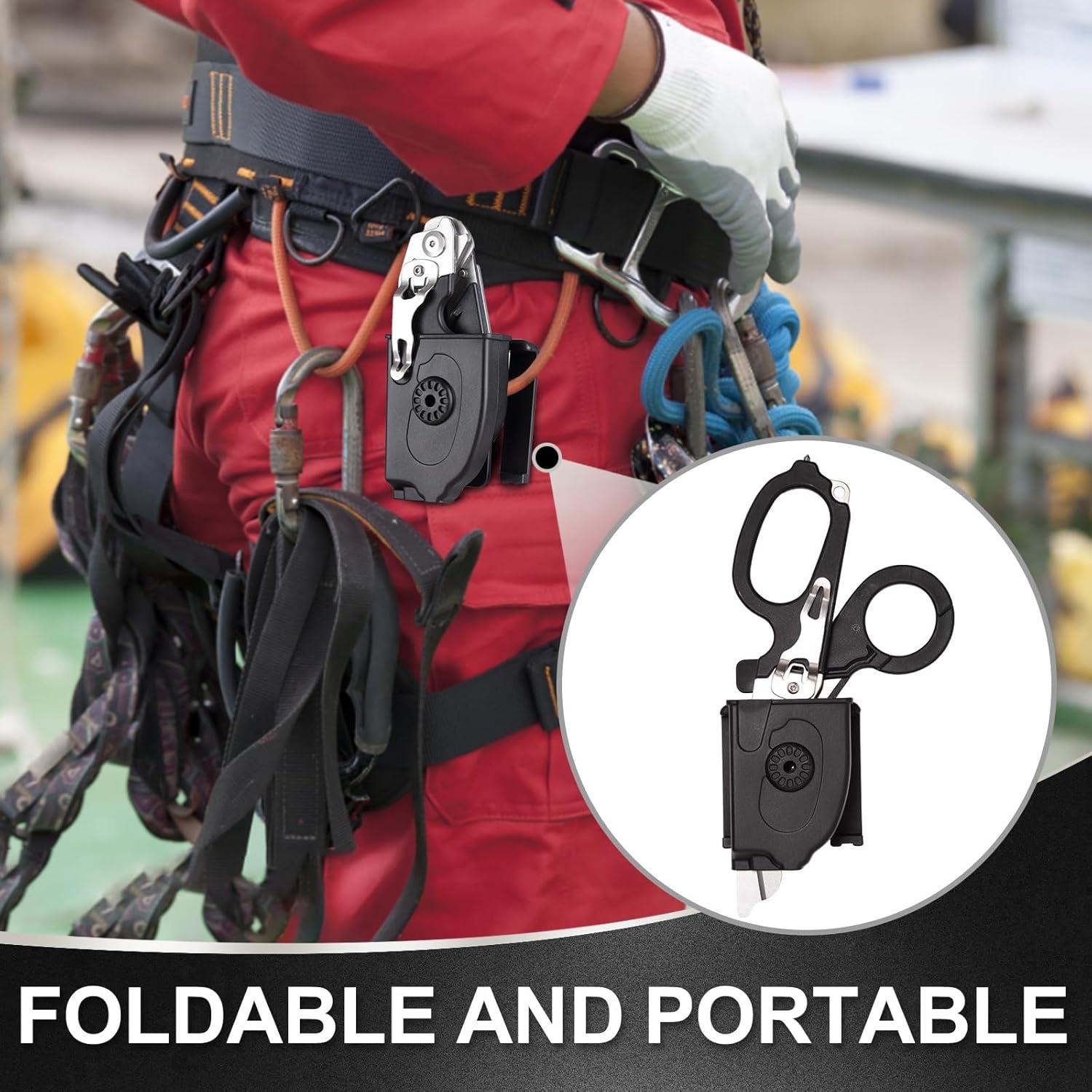 Tijeras de Trauma Plegables UNAZZUE con Funda y Multifuncional