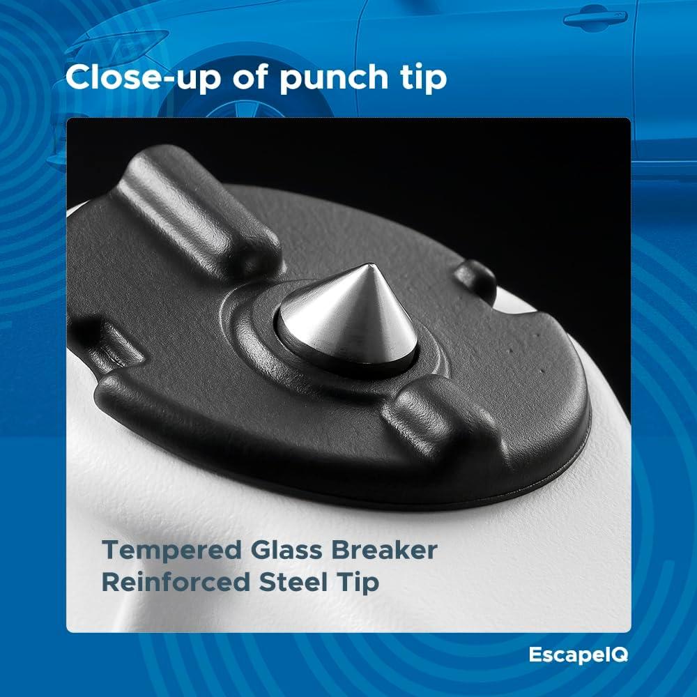 Herramienta de Escape de Emergencia SHIAKIDI 2 en 1 Cortador y Rompedor