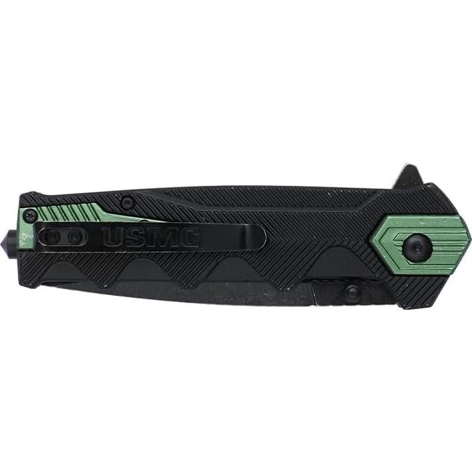 Cuchillo Plegable Táctico MTECH USA 21.59 cm Verde EDC