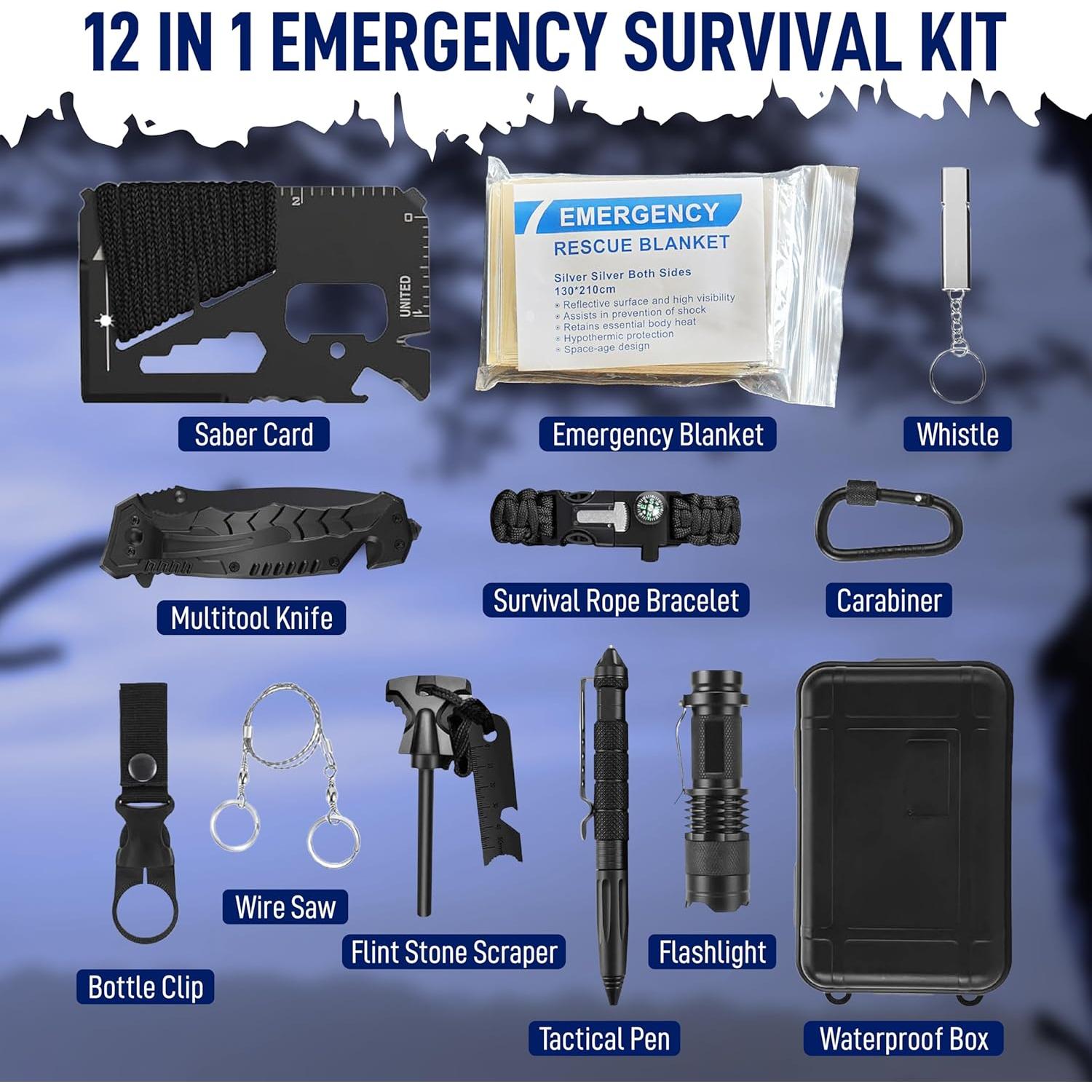 Kit de Supervivencia 12 en 1 Productos de Salomon - Compacto