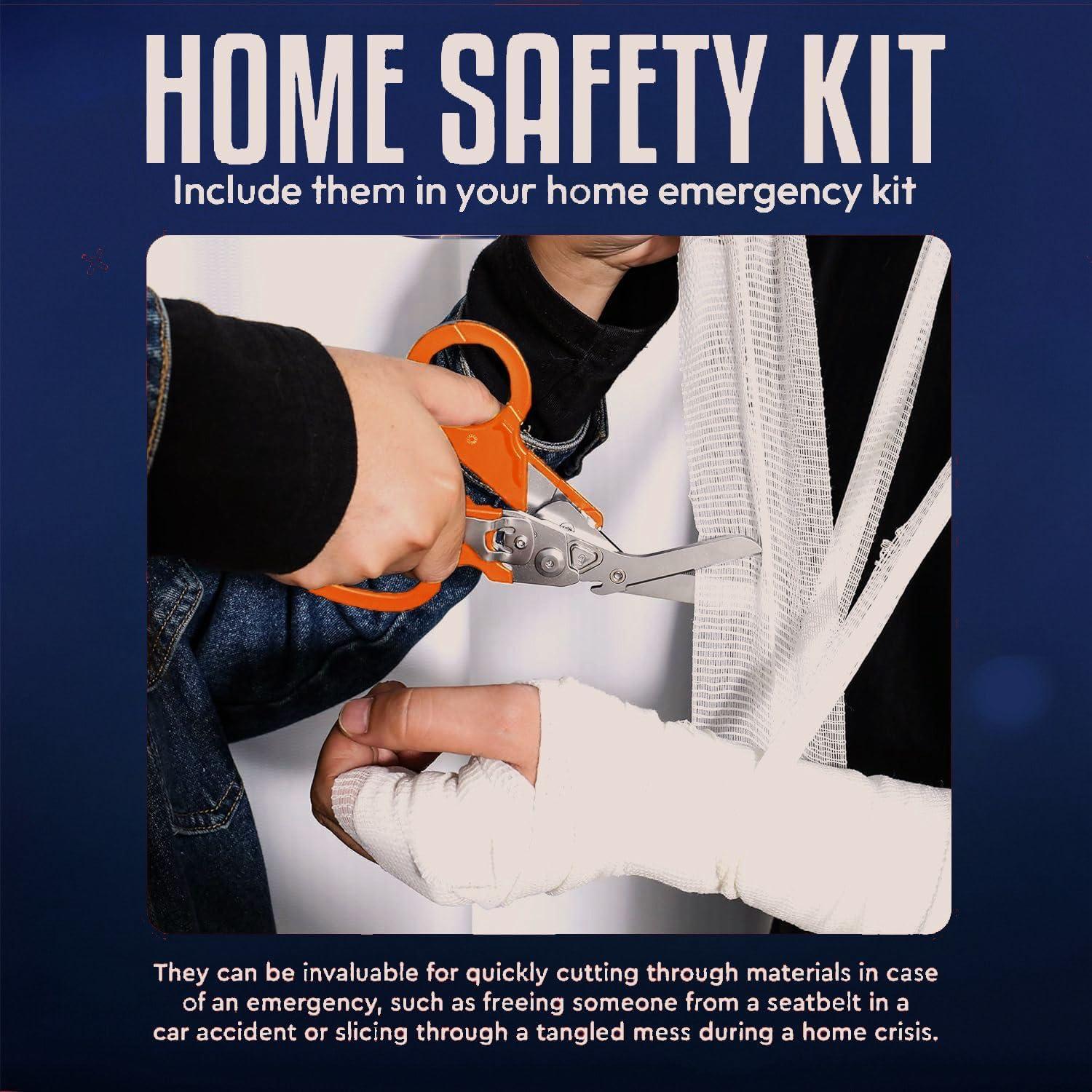 Tijeras de Trauma Raptor MAD Spark 6 en 1 Naranja