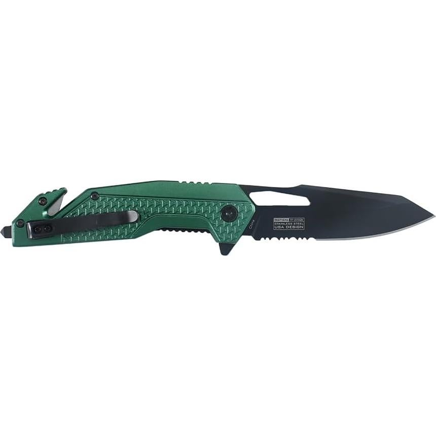 Cuchillo Plegable Táctico Tac-Force TF-2015GN 20.32 cm Verde