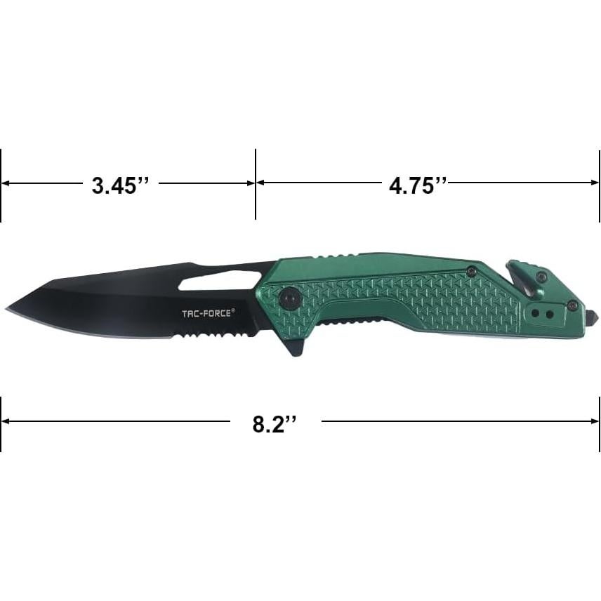 Cuchillo Plegable Táctico Tac-Force TF-2015GN 20.32 cm Verde