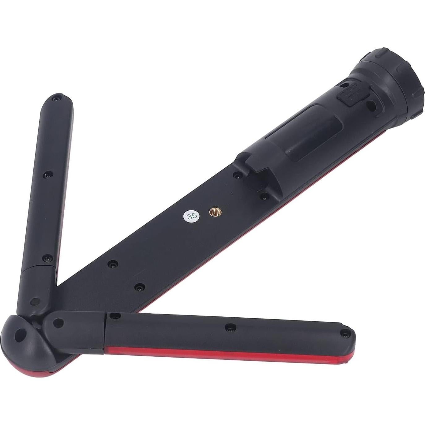 Baton de Seguridad Vial LED Focket con Luz Roja y Base Magnética