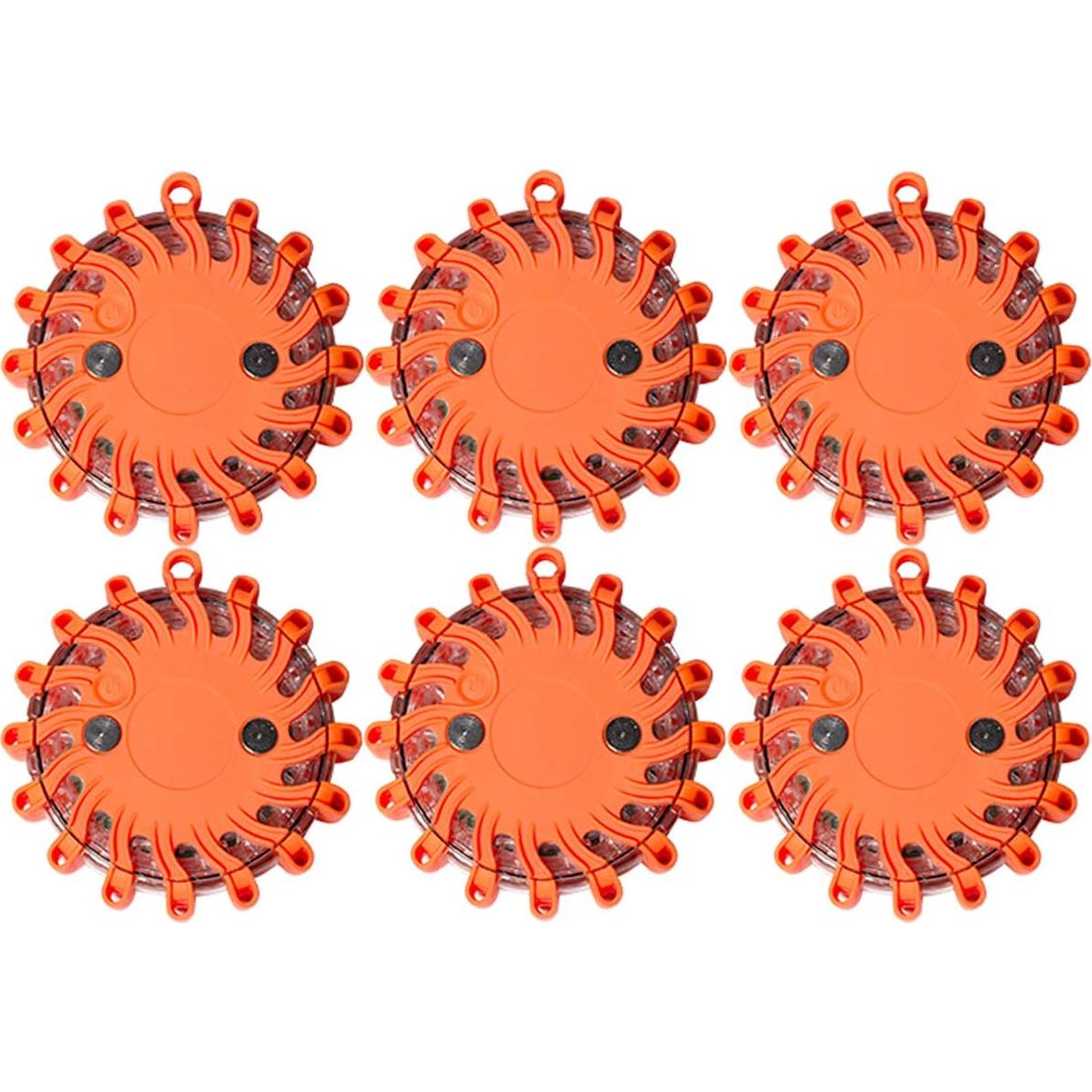 SpeedTech Luces Paquete de 6 Balizas LED Recargables 16 LEDs