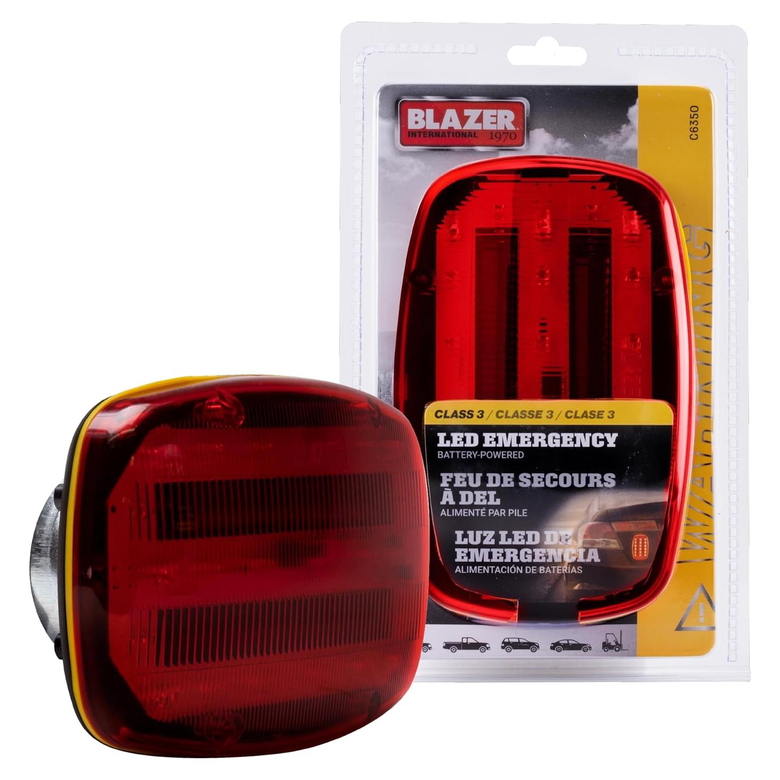 Luz de Emergencia LED Magnética Blazer 195C6350 Roja 5W