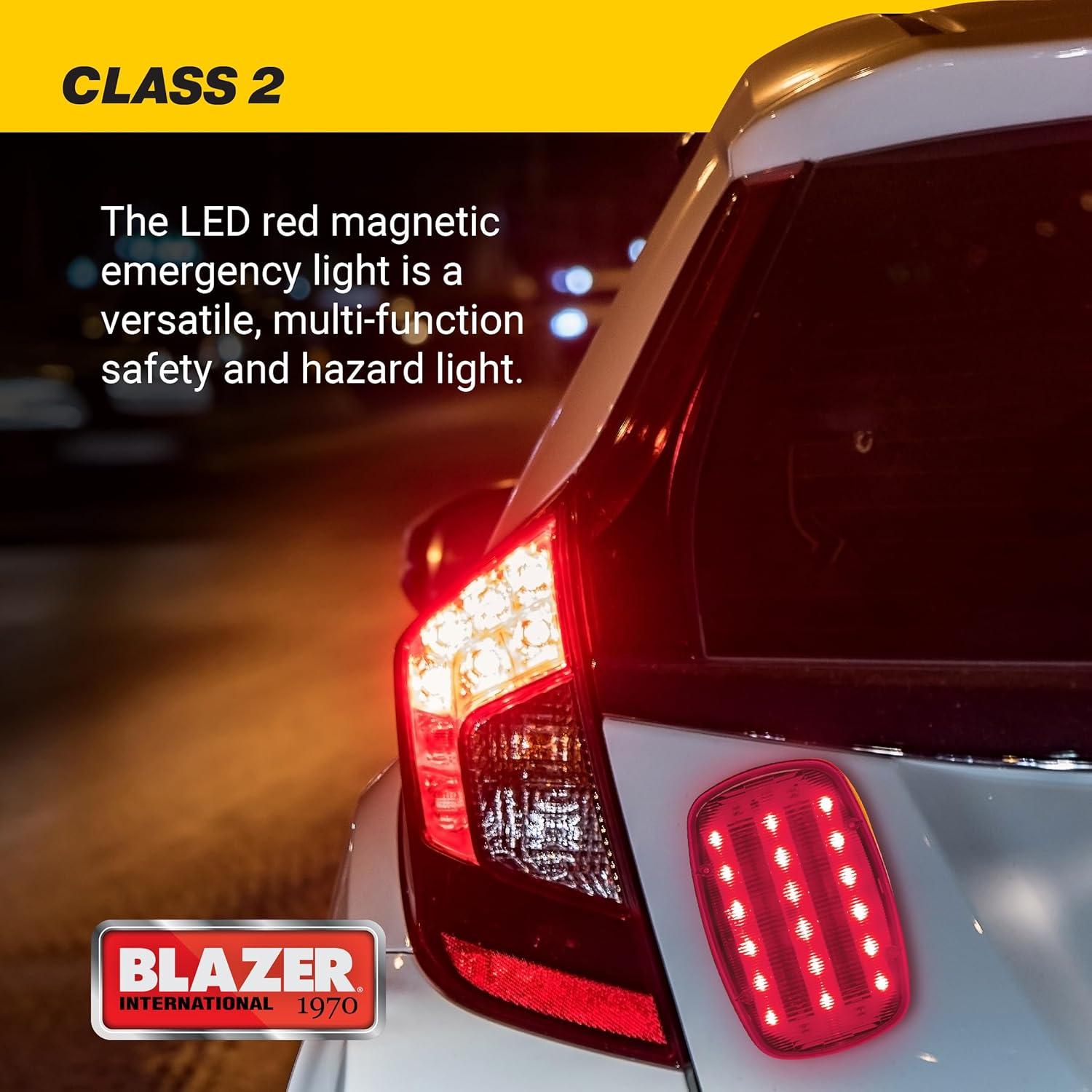 Luz de Emergencia LED Magnética Blazer 195C6350 Roja 5W