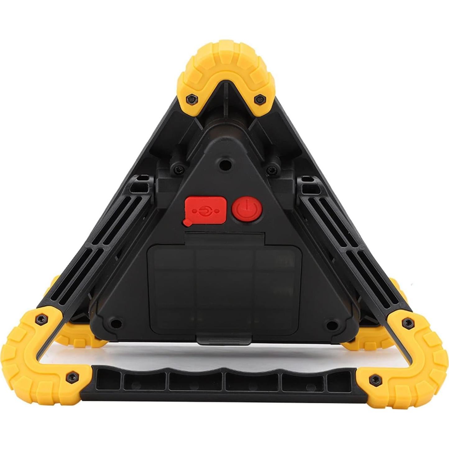 Triángulo de Advertencia LED Lwuey 18x18cm Recargable