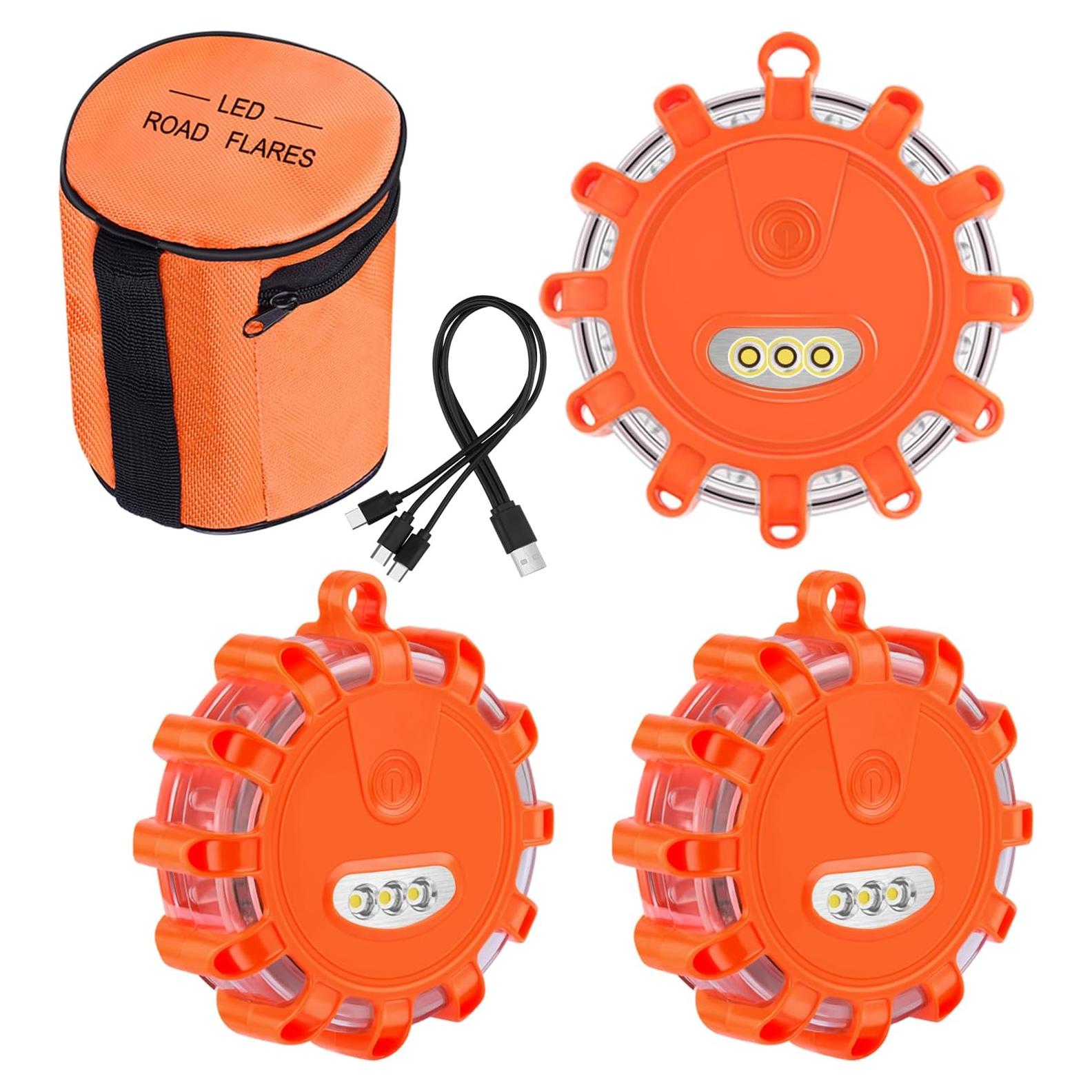 Luces de Emergencia LED Recargables Meliya - Paquete de 3