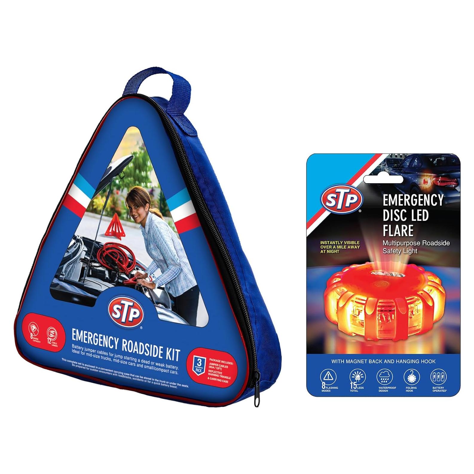 Kit de Emergencia en Carretera STP - 3 Piezas con Luz LED