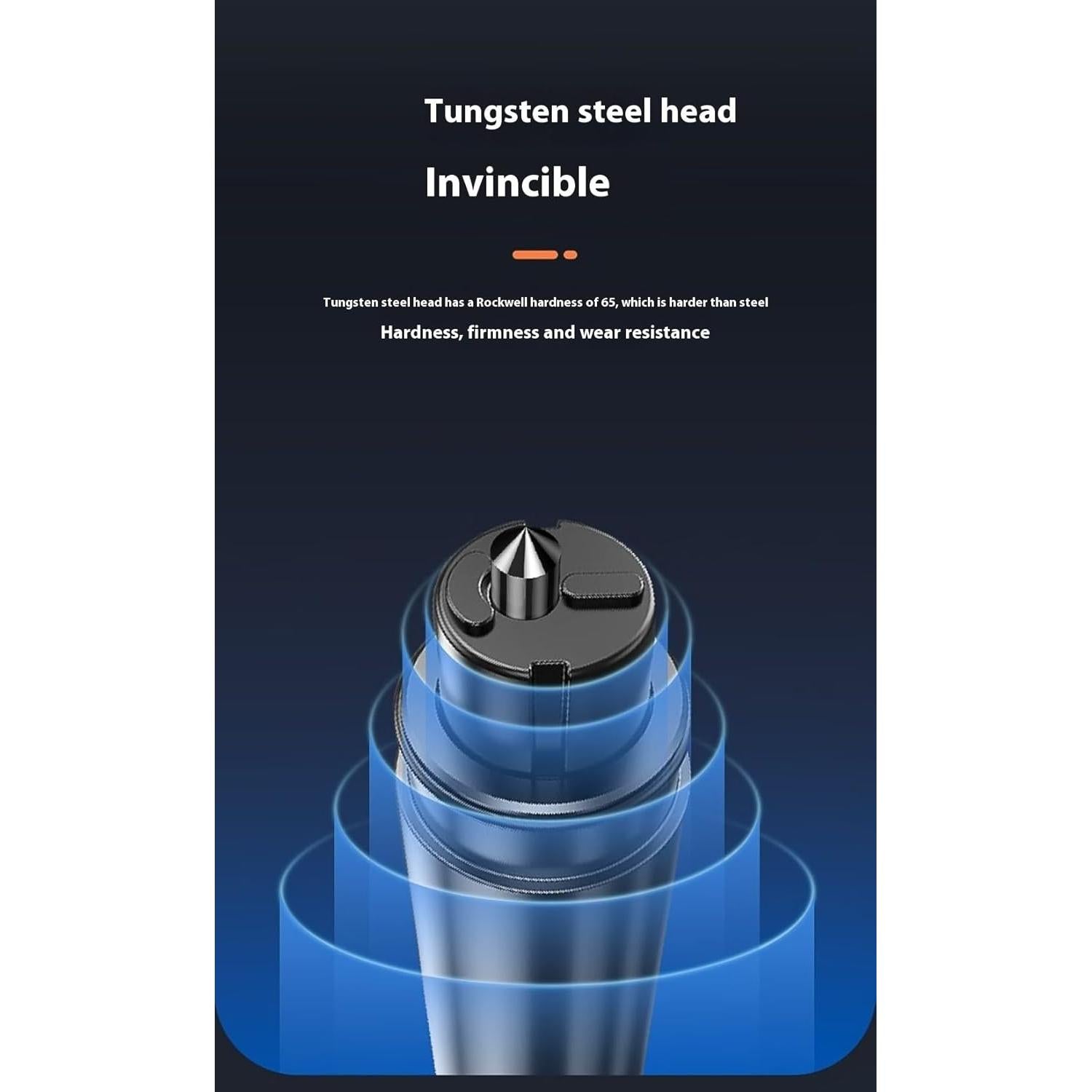 Herramienta de Escape de Emergencia Genérica 2-en-1 Cortador y Rompedor