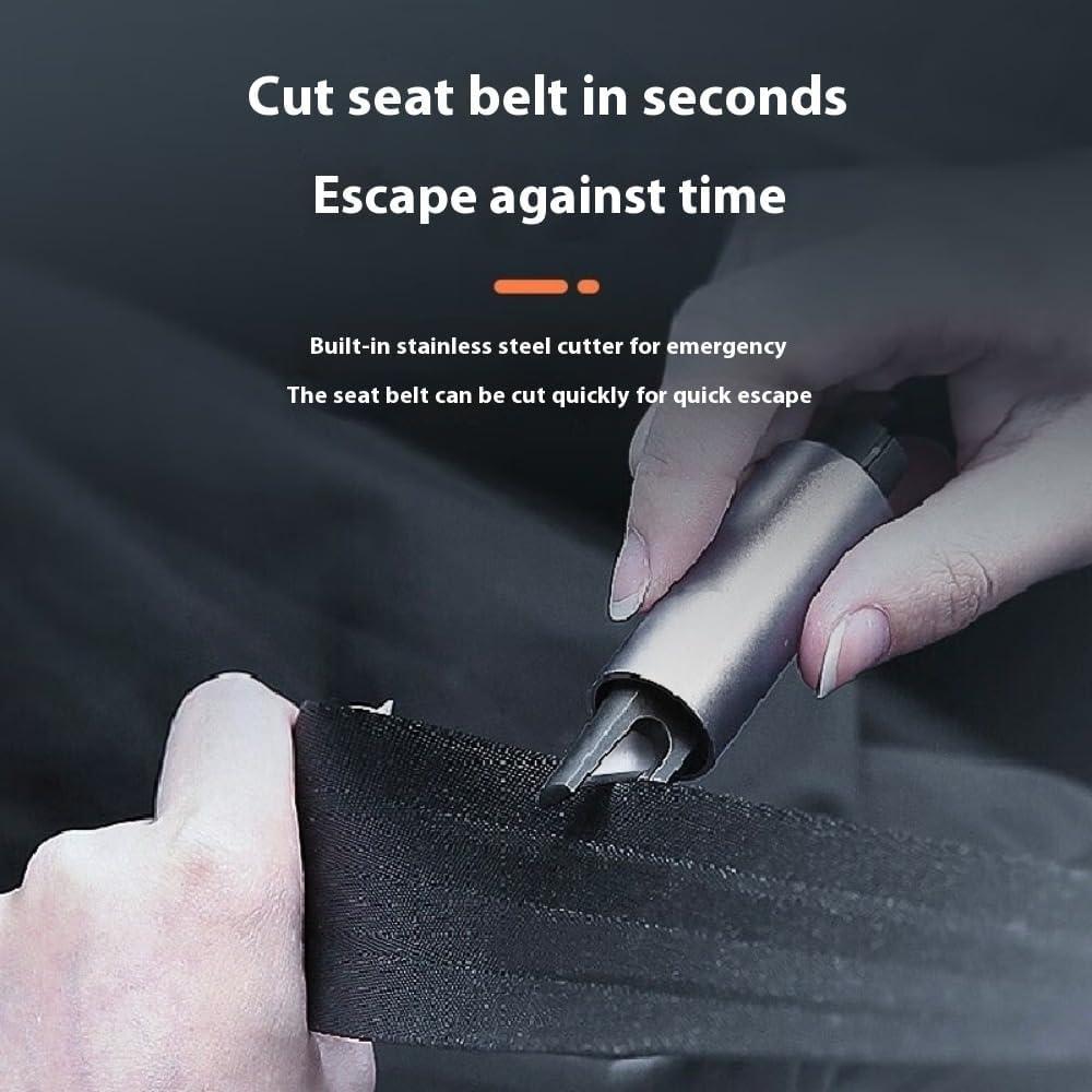 Herramienta de Escape de Emergencia Genérica 2-en-1 Cortador y Rompedor