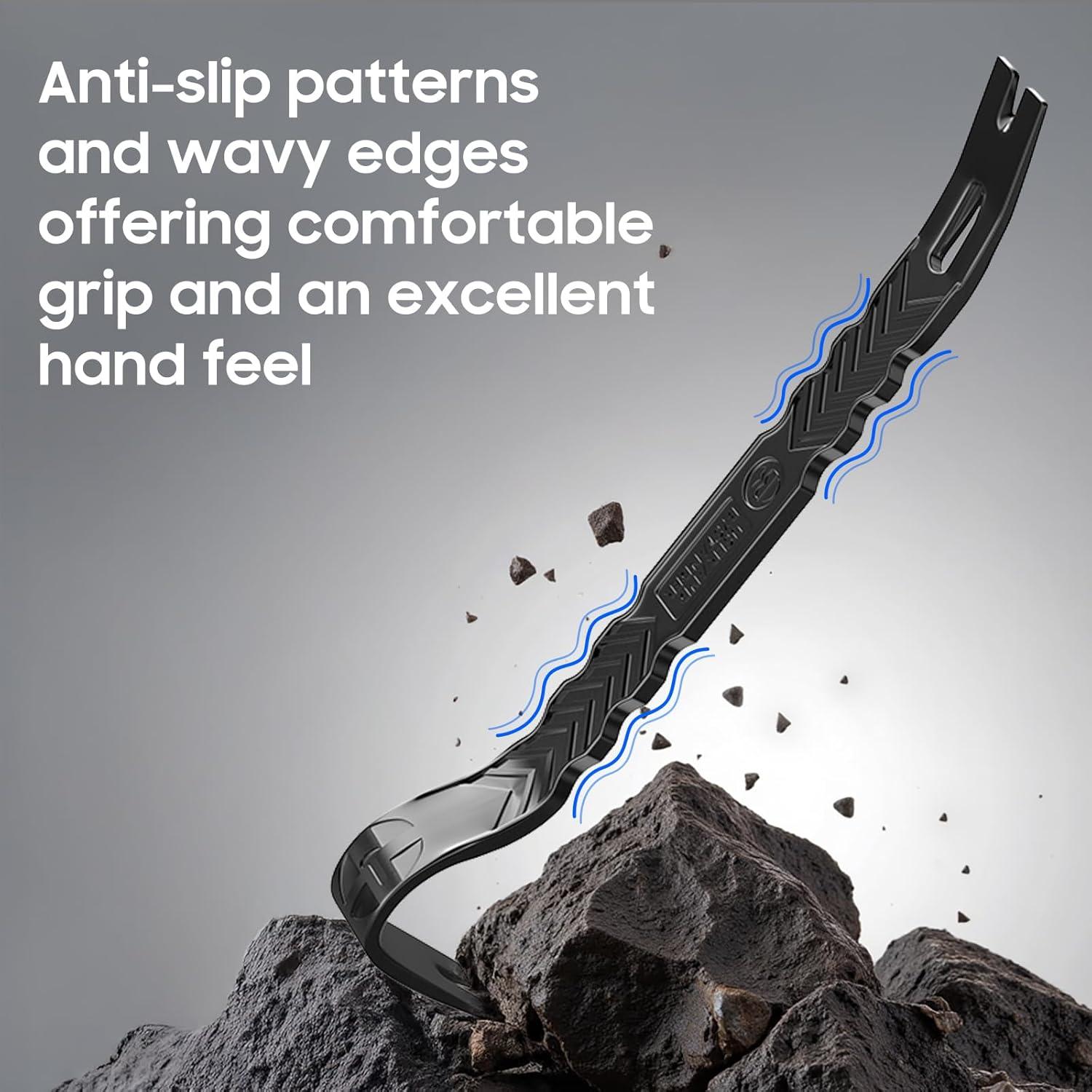 Barra de palanca plana MP BATT 38.1 cm acero al carbono azul