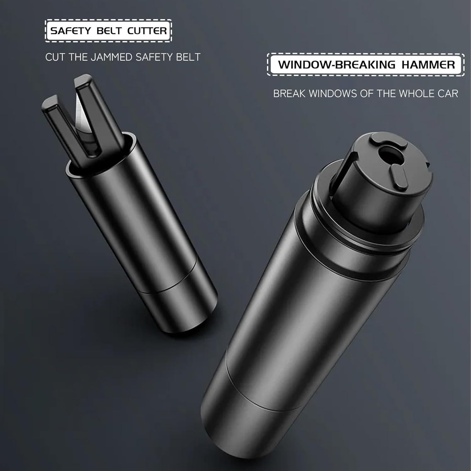 Martillo rompedor de vidrio Koconh w321 - Plata, 2 unidades