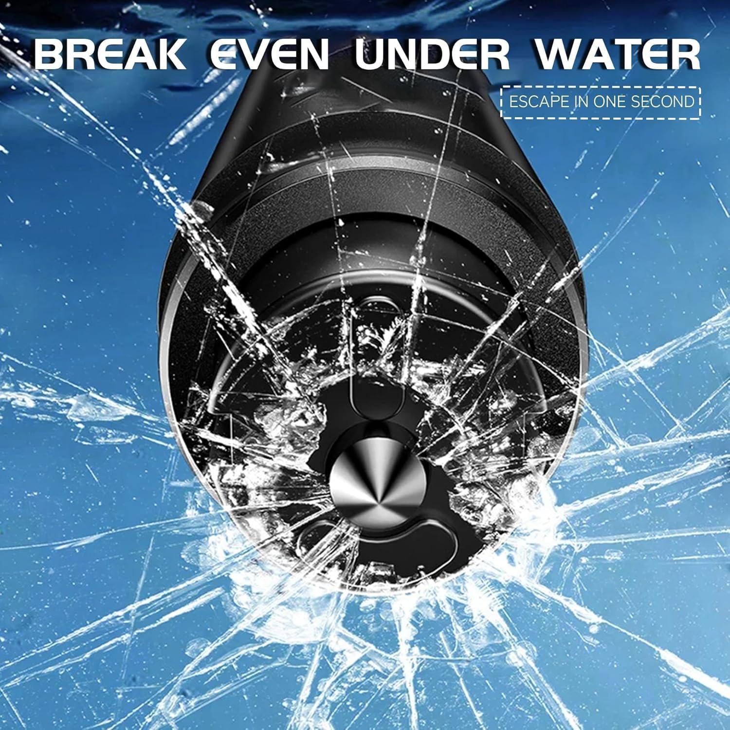 Martillo rompedor de vidrio Koconh w321 - Plata, 2 unidades