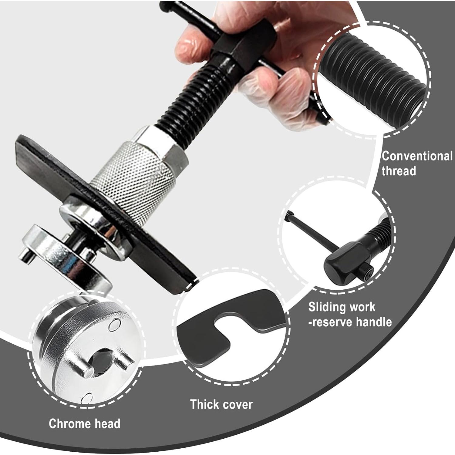 Herramienta de retroceso de pistón de freno Couslcd 6-8 cm