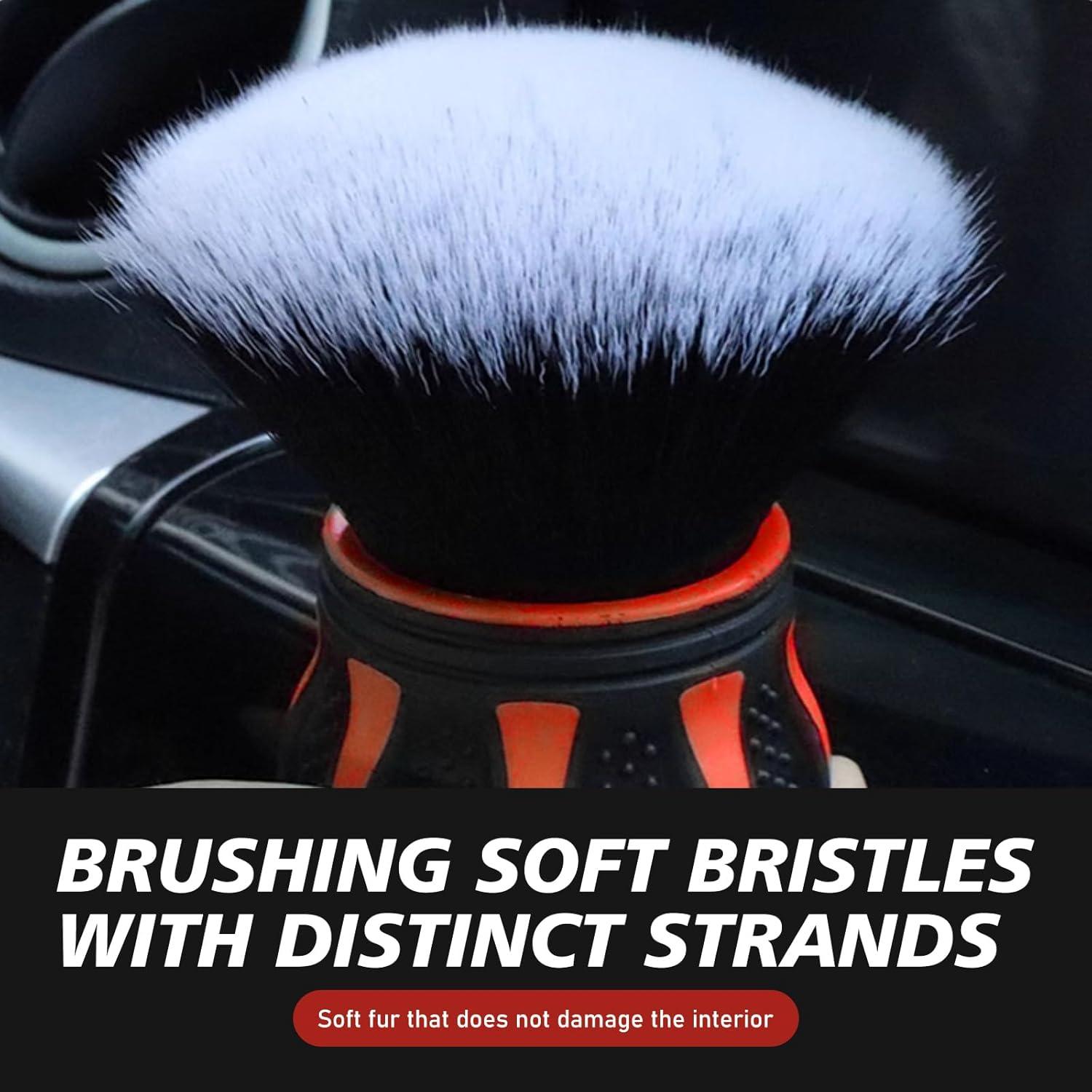 Cepillo de Detalle para Automóviles Pinflaw Rojo 13x7cm