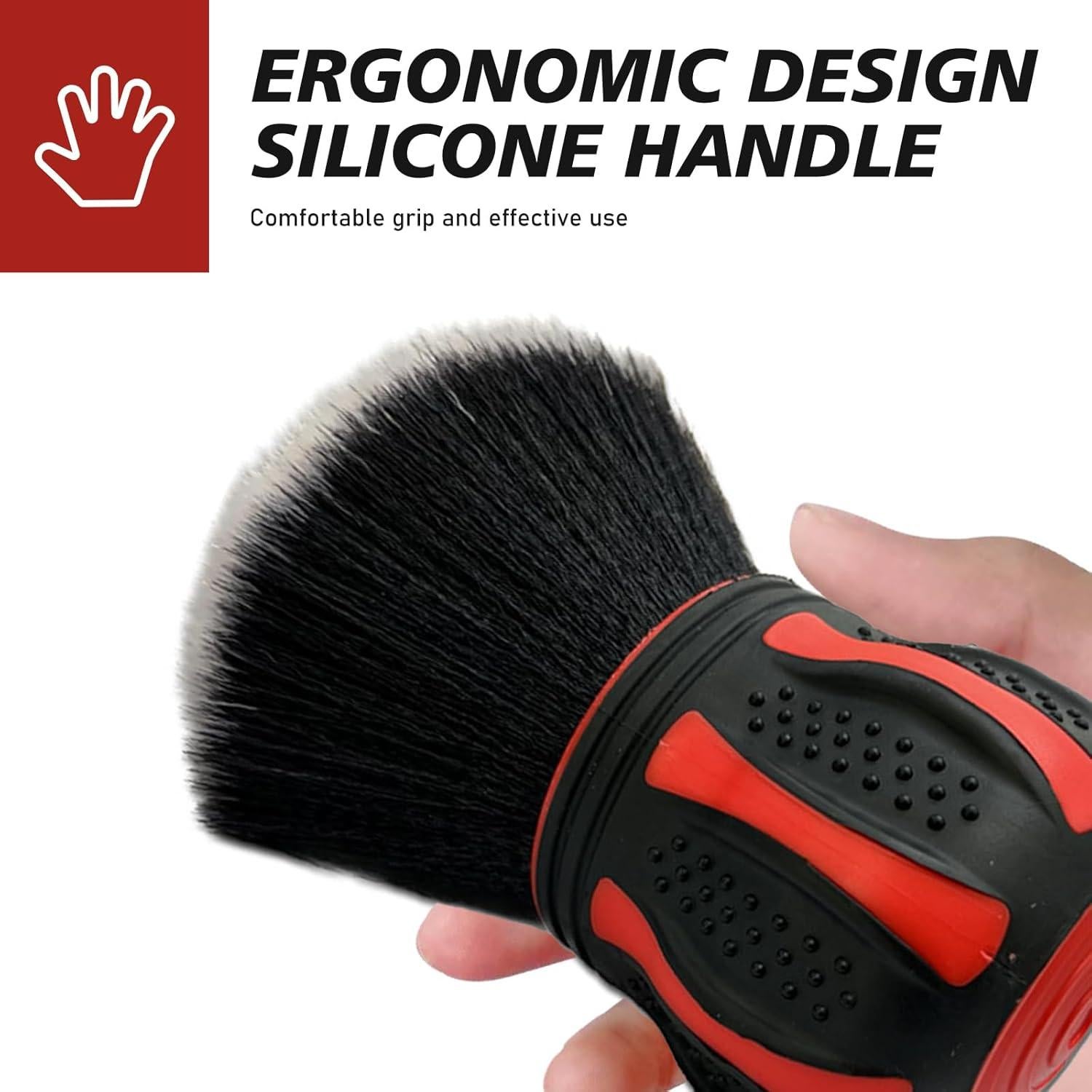 Cepillo de Detalle para Automóviles Pinflaw Rojo 13x7cm