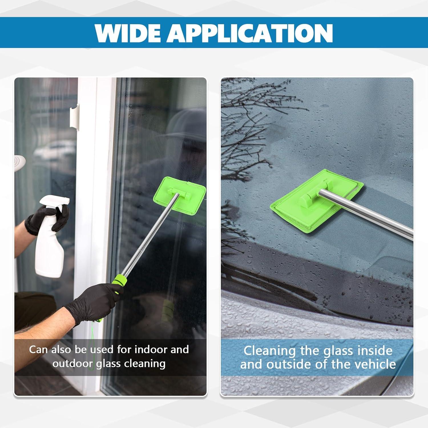 Limpiaparabrisas de Coche Hbxdeco con Mango Extensible y Microfibra