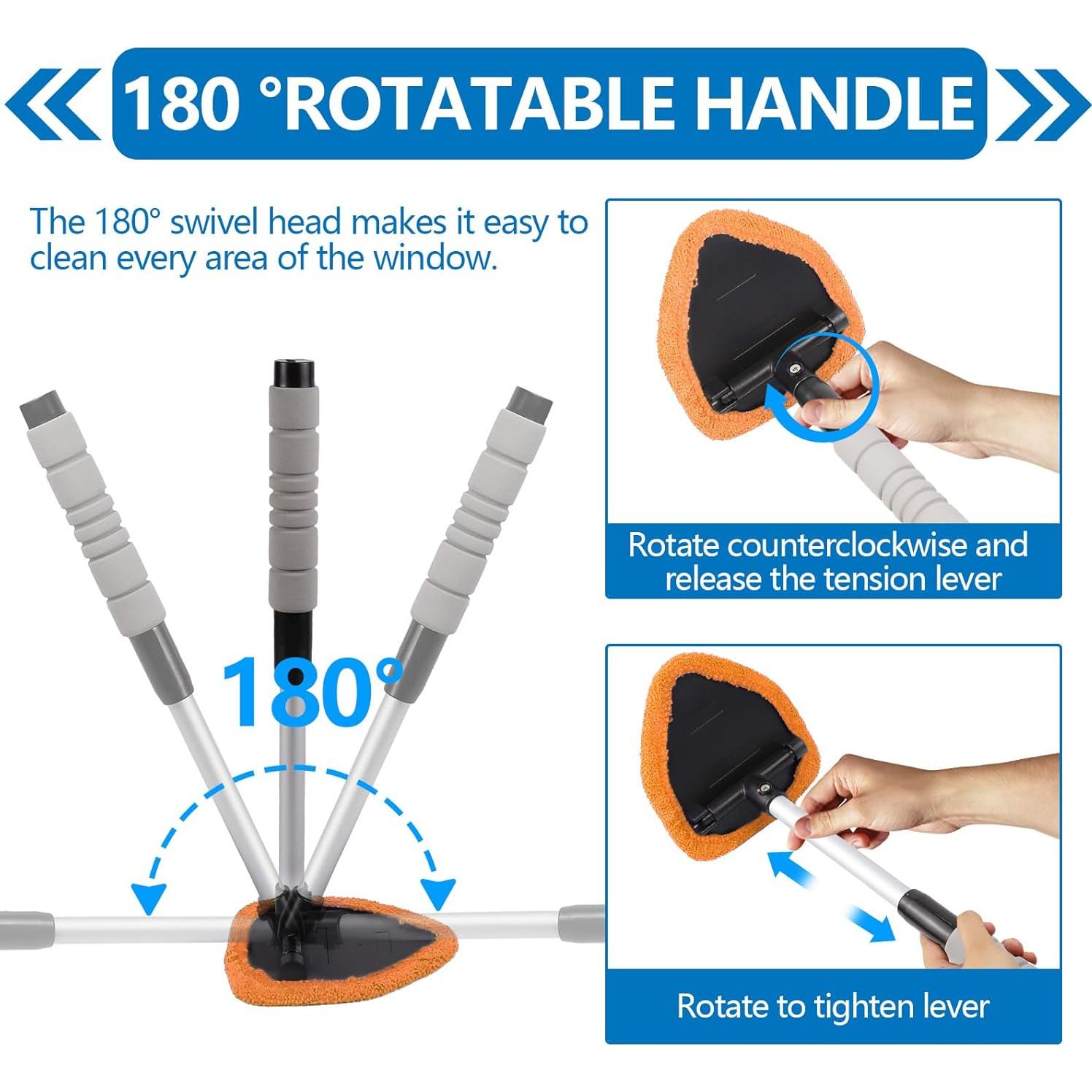Herramienta de Limpieza de Parabrisas Wuyaoyao con Mango Extensible
