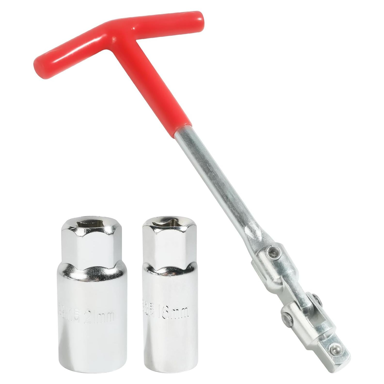 Kit de Llave de Bujía con Mango en T bylikeho 16mm y 21mm