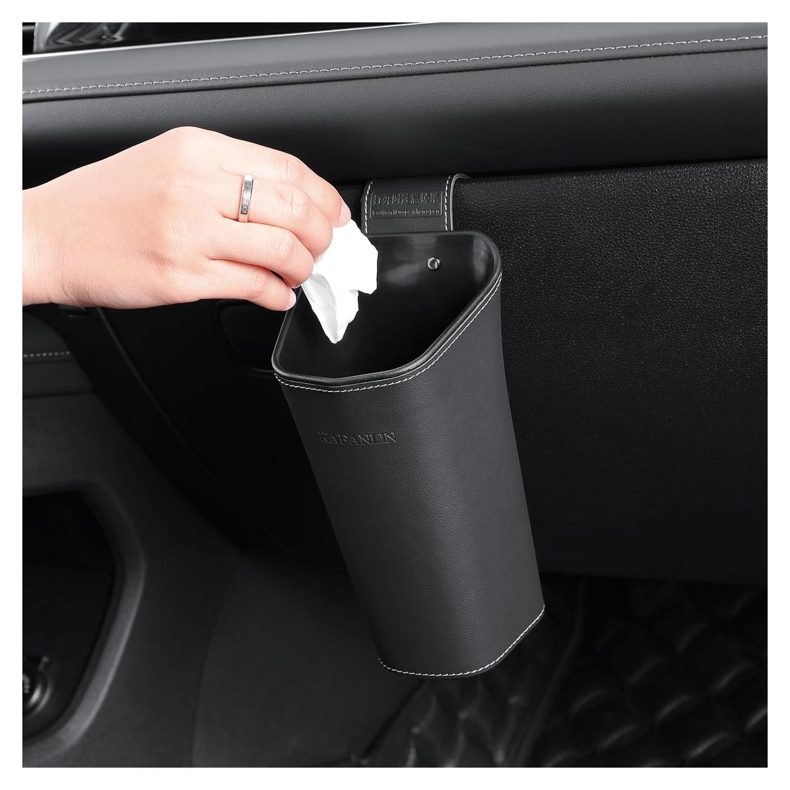 Basurero de coche KAFANLIN mini 600ml negro portátil