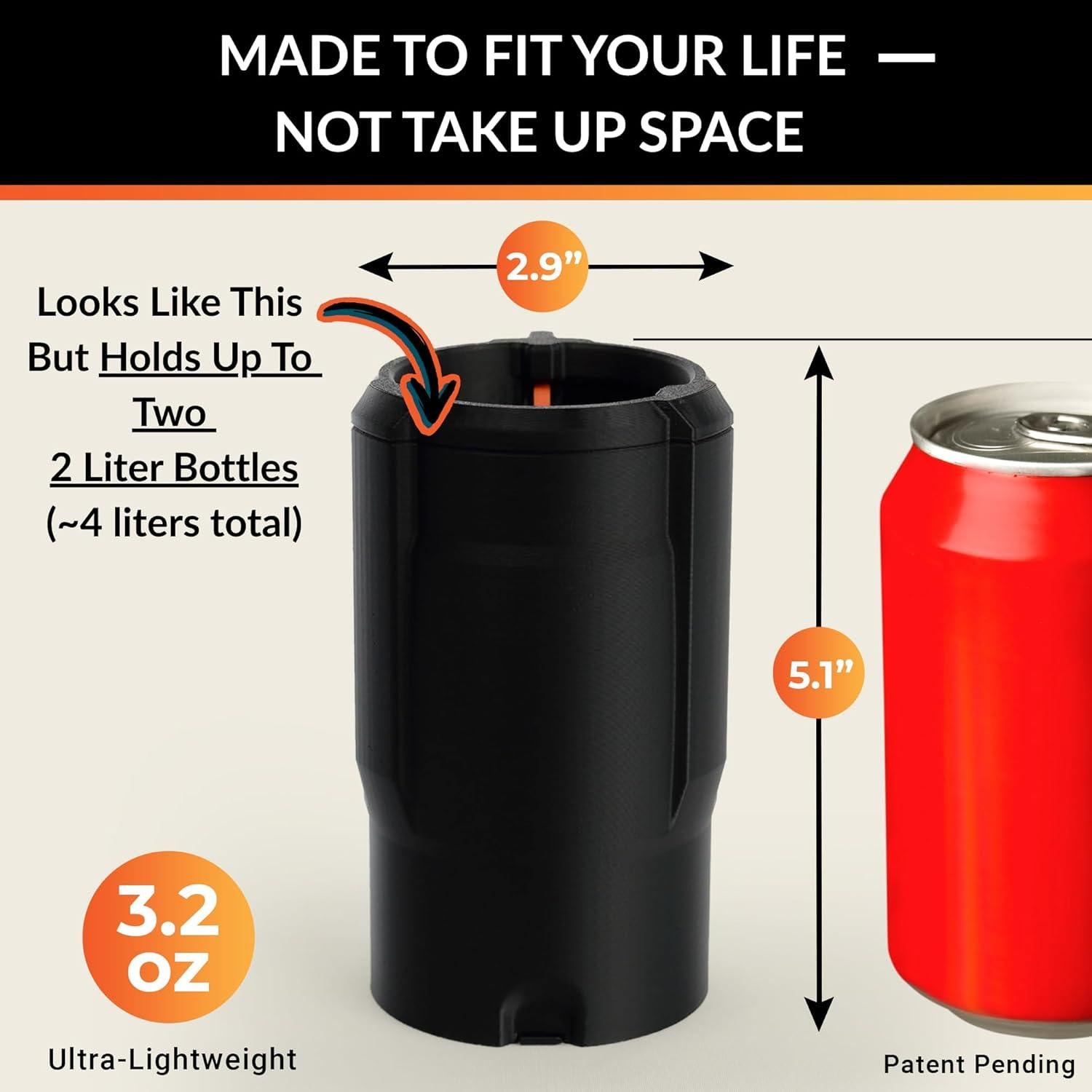 Mini Trampa de Basura Trampa de Basura MTT Negro 3.8L