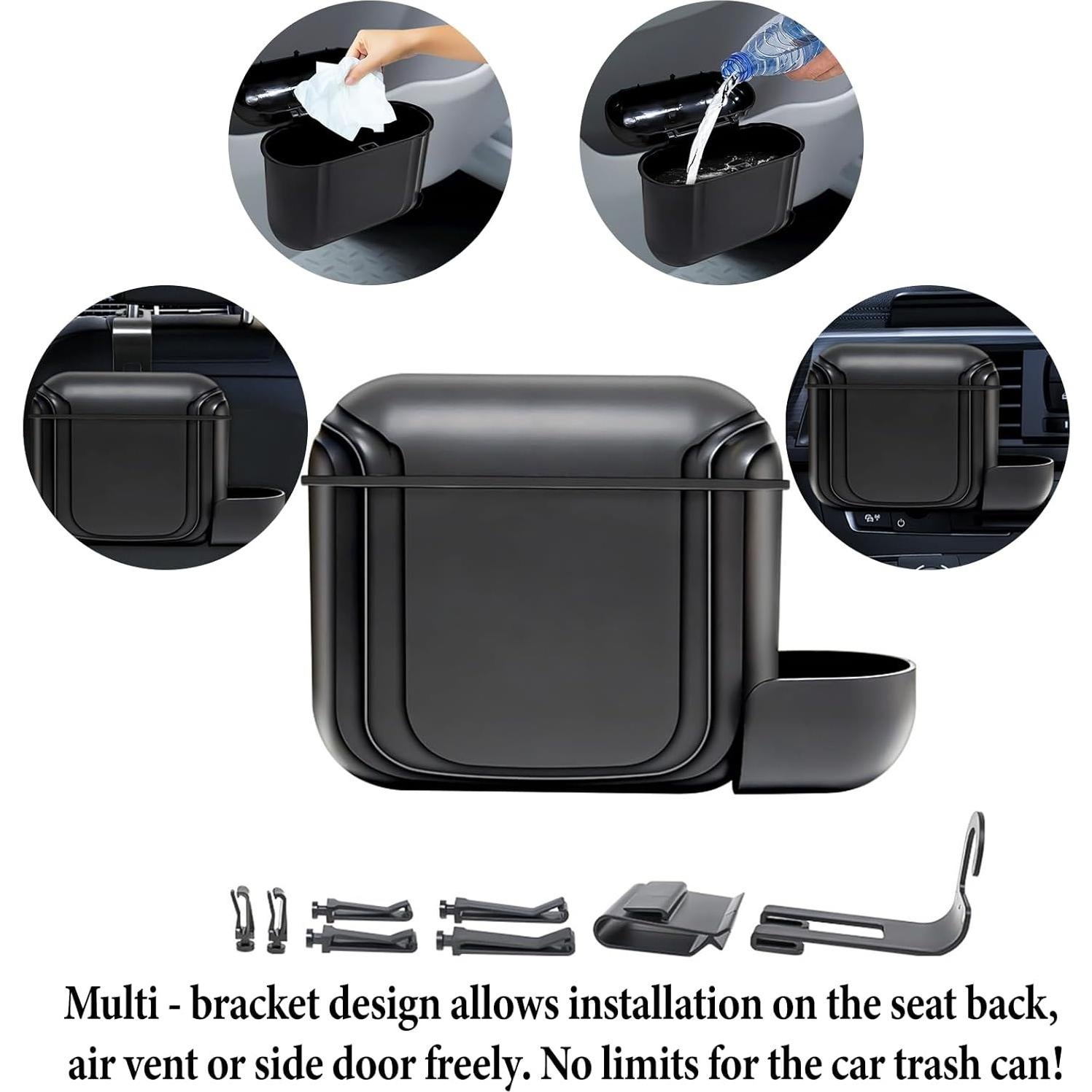 Basurero de Auto Zinmilin Compacto para Asiento Trasero 0.2kg