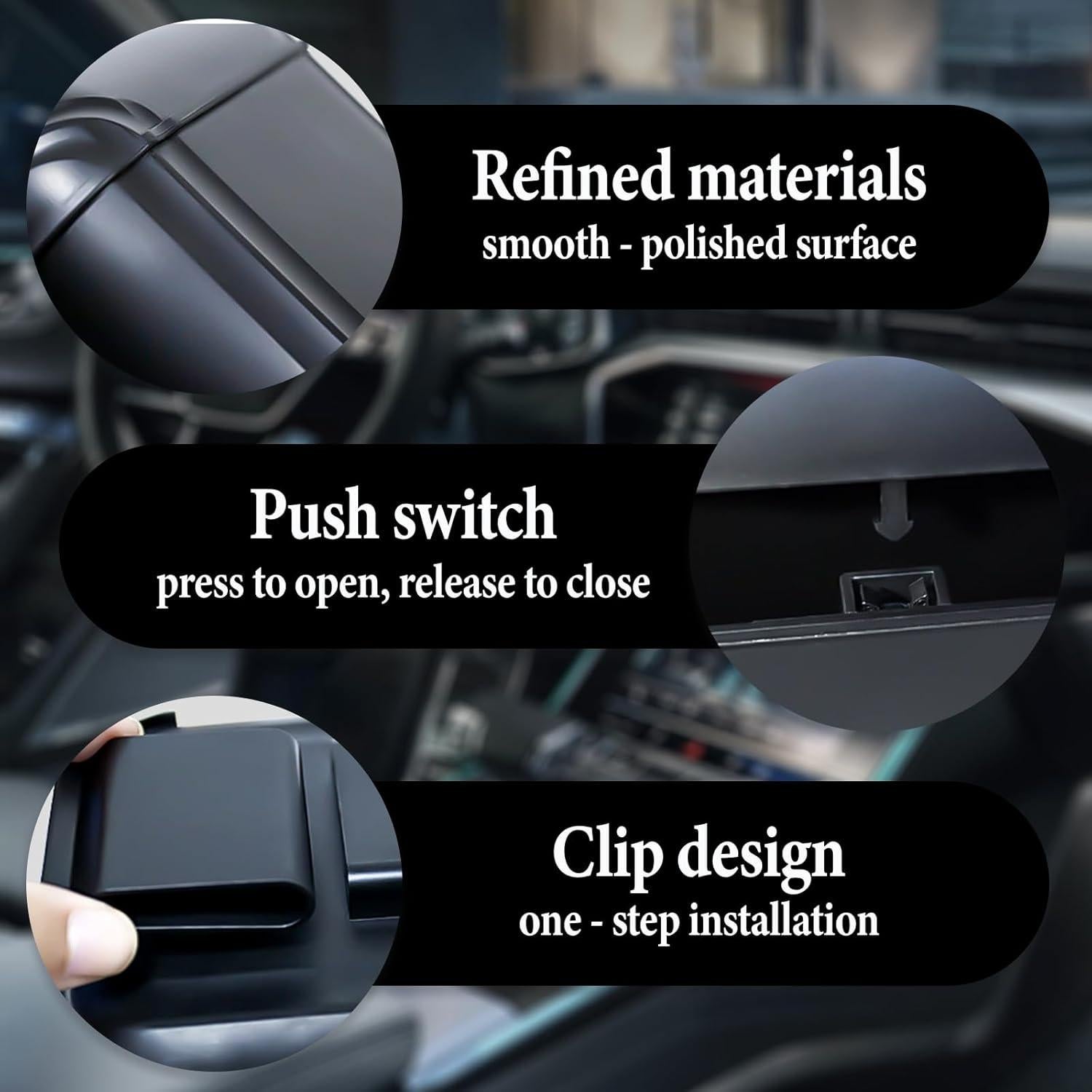 Basurero de Auto Zinmilin Compacto para Asiento Trasero 0.2kg