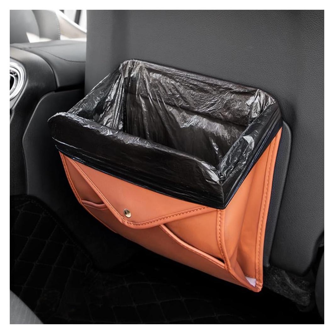 Basurero de Coche BELOMI Plegable Naranja 1L Organizador