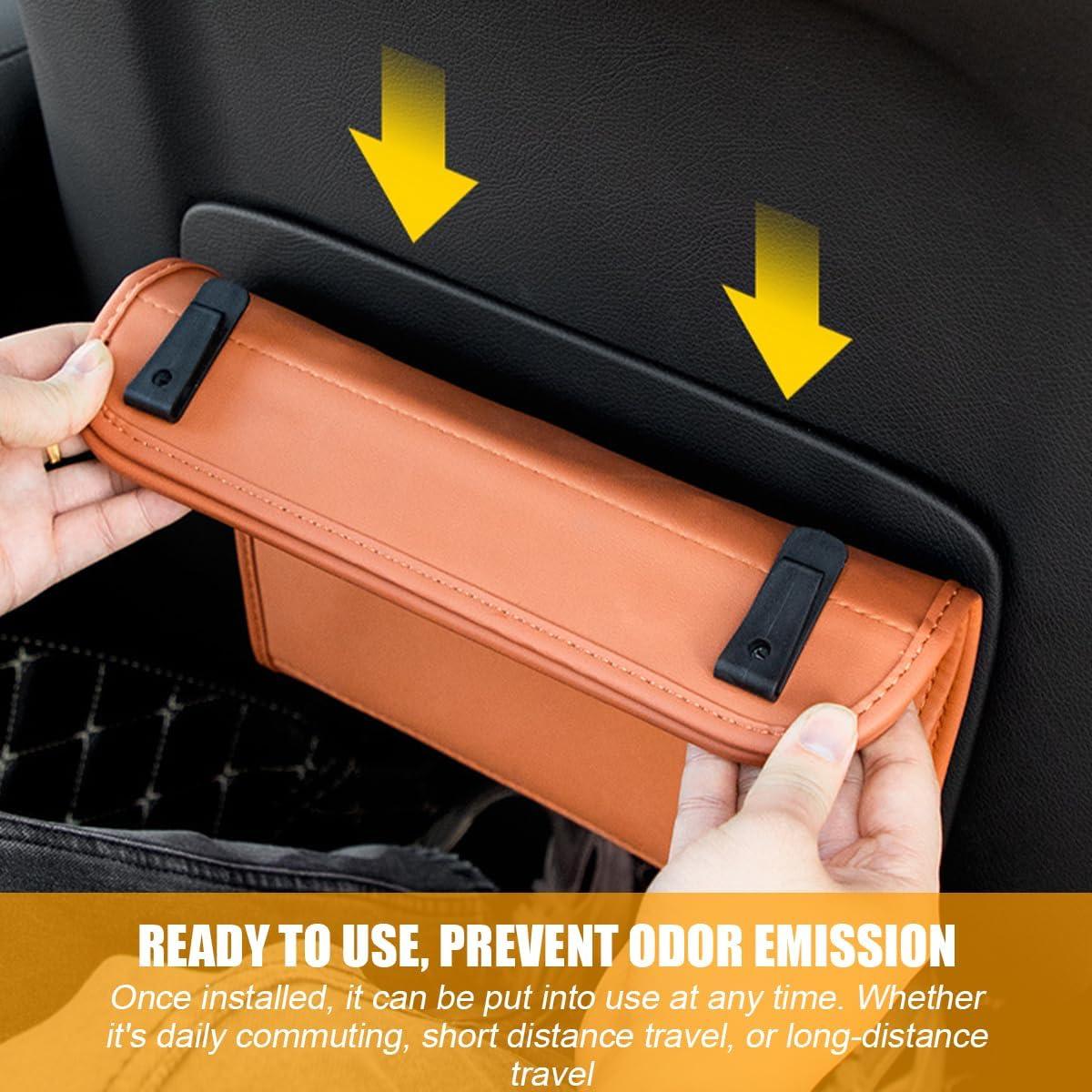 Basurero de Coche BELOMI Plegable Naranja 1L Organizador