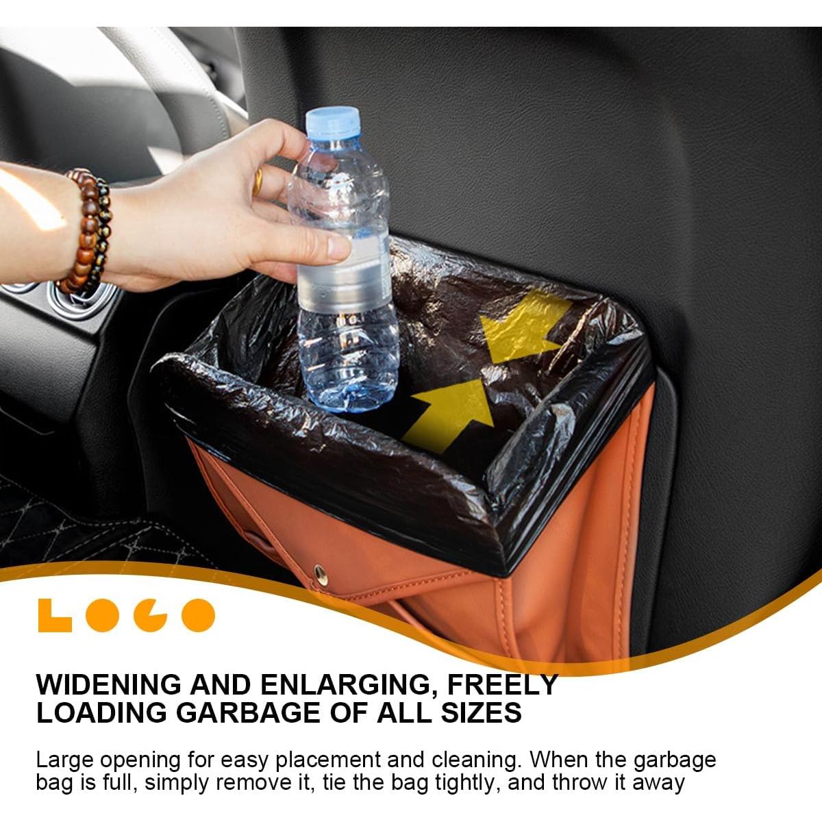 Basurero de Coche BELOMI Plegable Naranja 1L Organizador