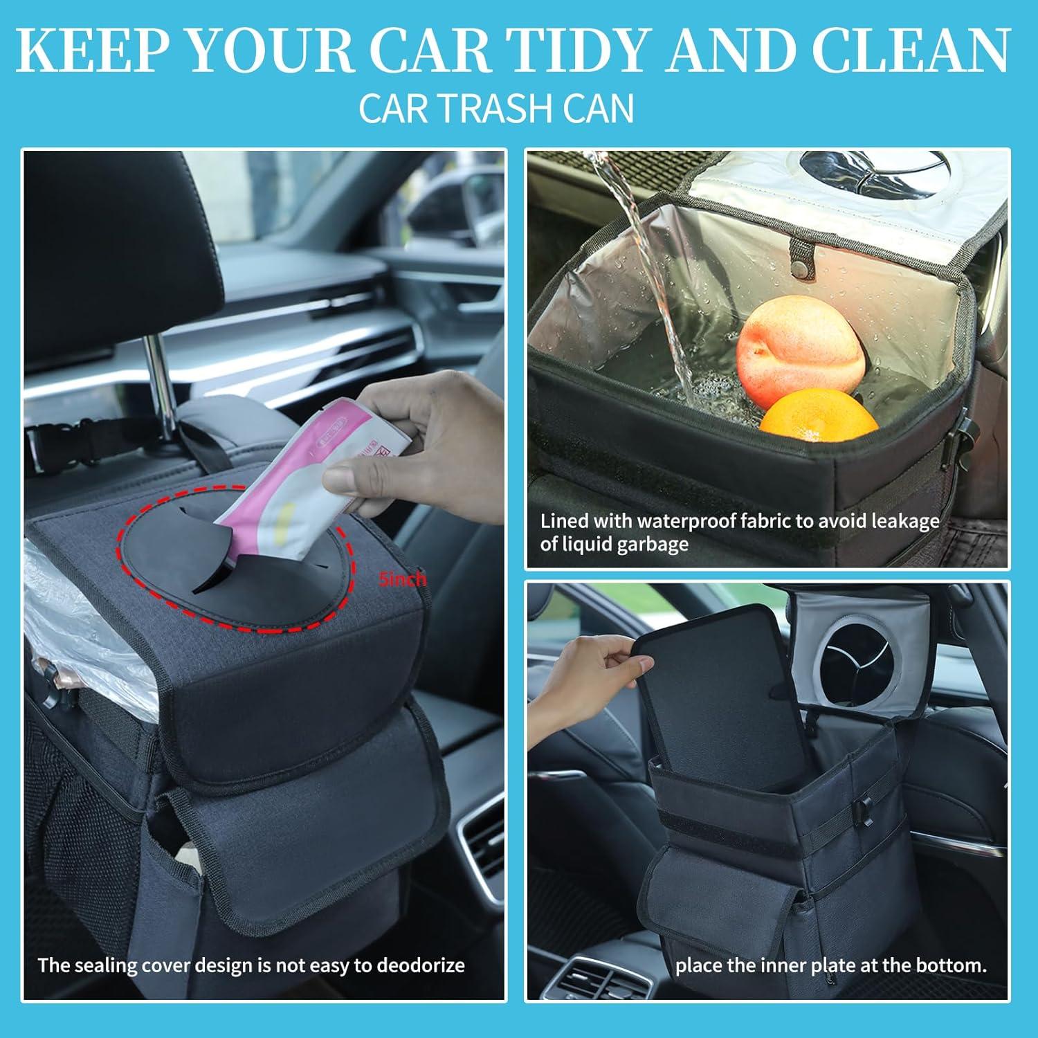 Basurero de coche ILLINOS A8080 plegable impermeable 19x15x23cm