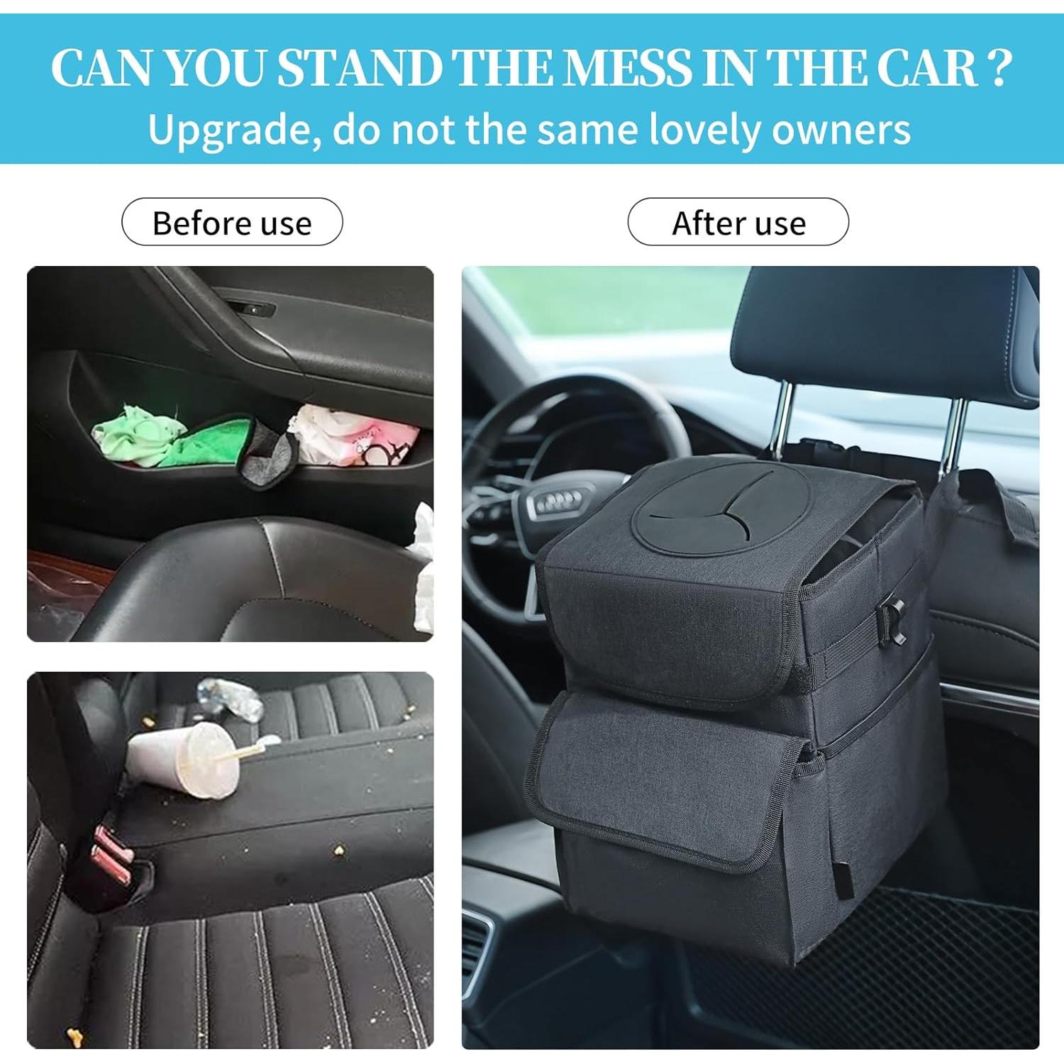 Basurero de coche ILLINOS A8080 plegable impermeable 19x15x23cm