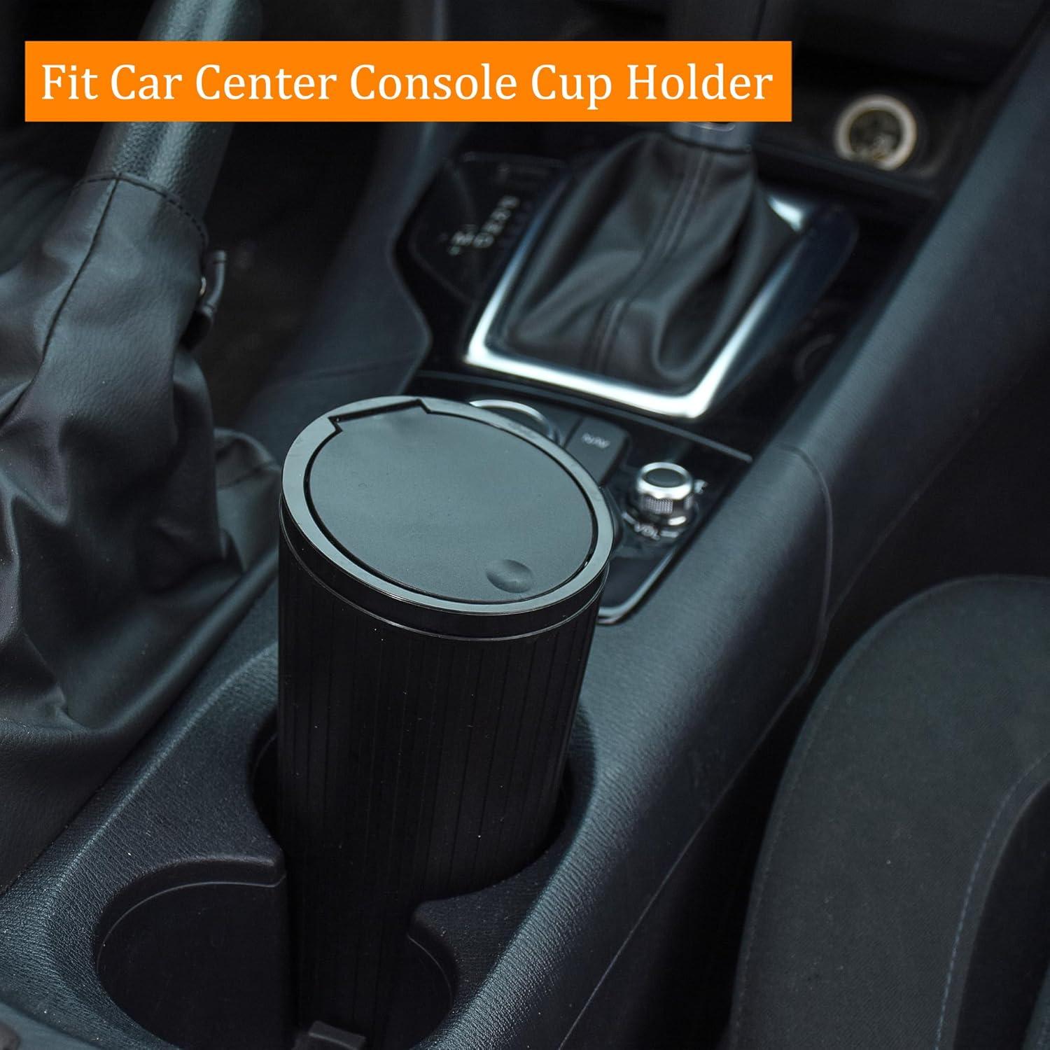 Mini Basurero de Coche AuMoHall Negro Compacto 16.28 cm