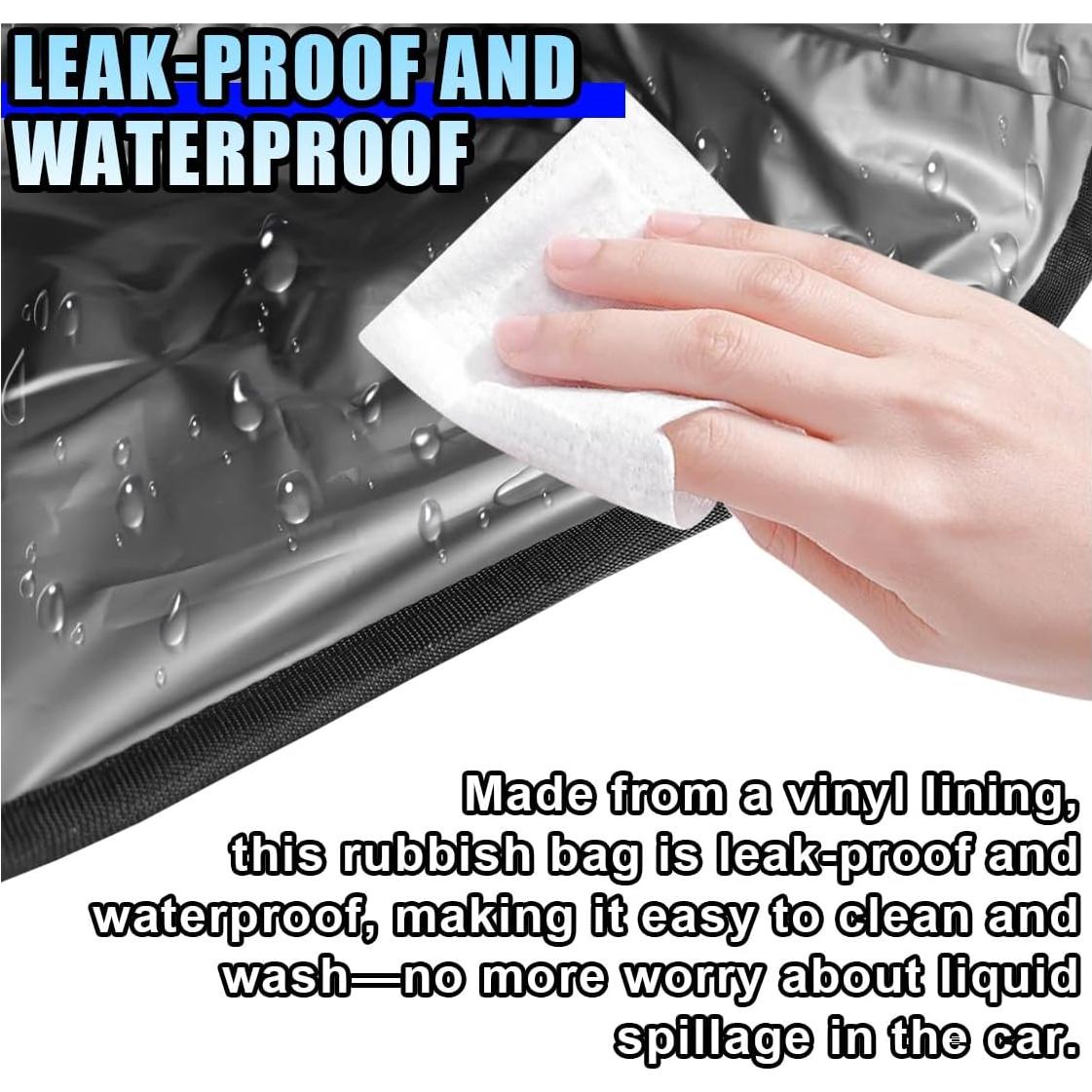 Bote de Basura para Autos DUSCOKE 9L Impermeable 2PCS