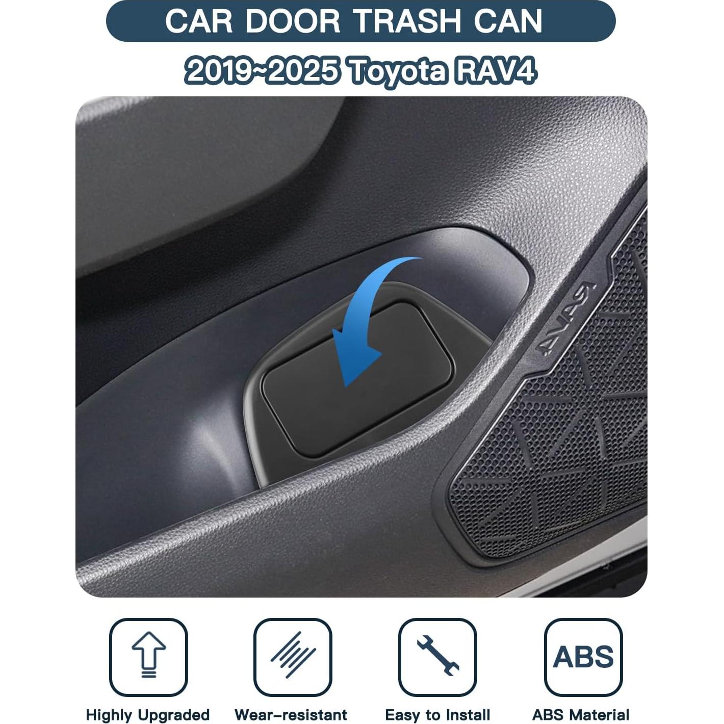 Basurero Portátil Ruiya para Toyota RAV4 2019-2025 con Tapa