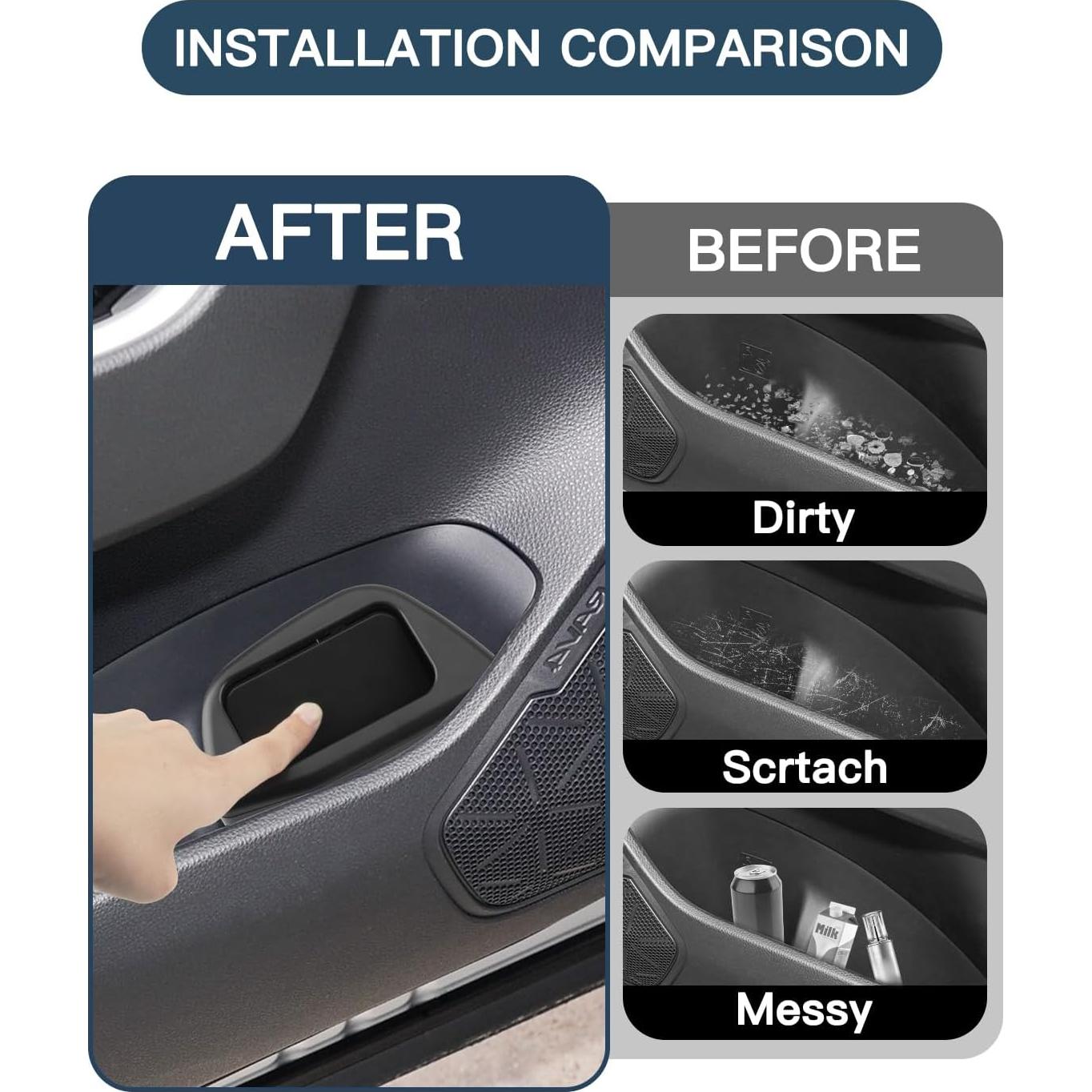 Basurero Portátil Ruiya para Toyota RAV4 2019-2025 con Tapa