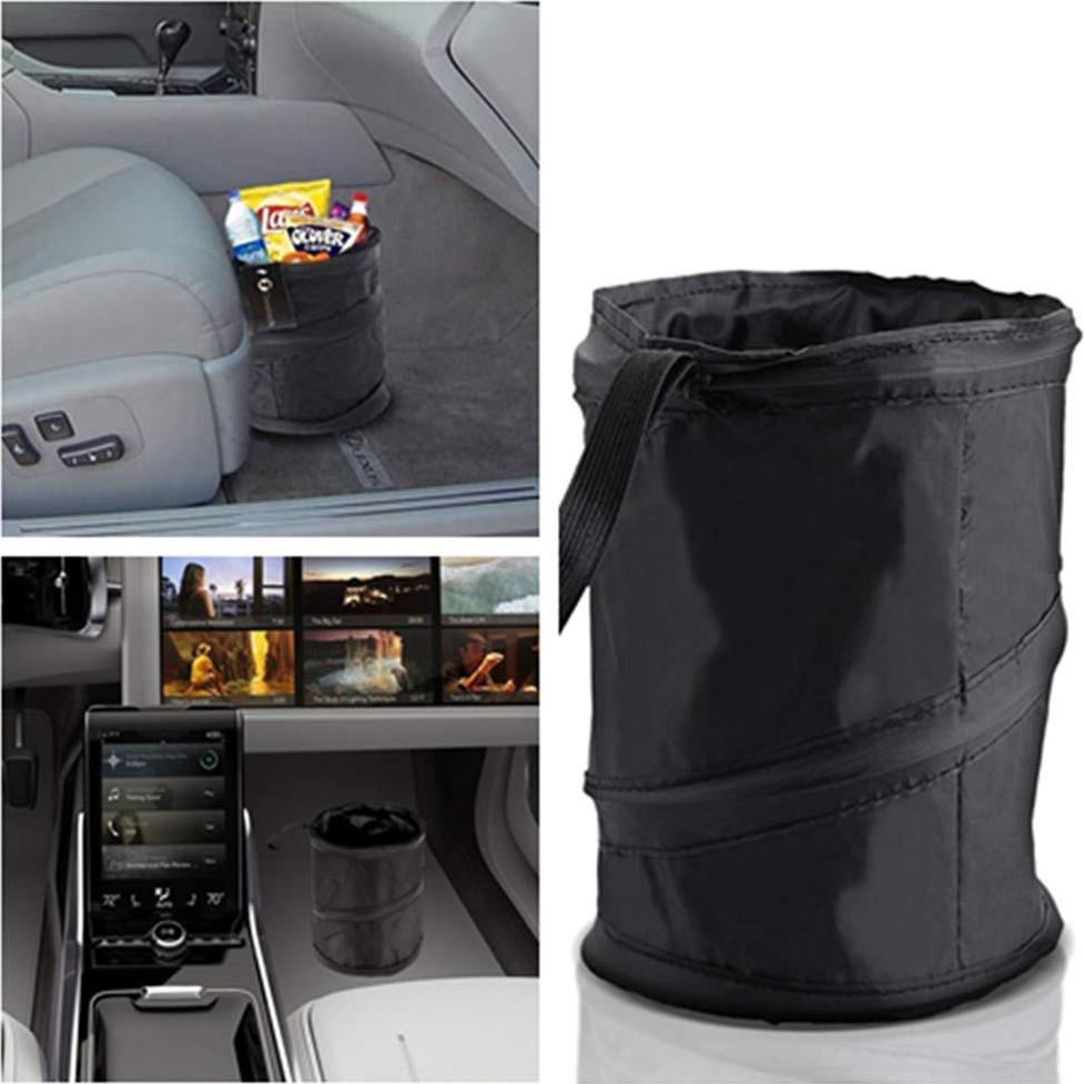 Basurero de Coche Plegable AISIBO 29.9L Tela Oxford Negro