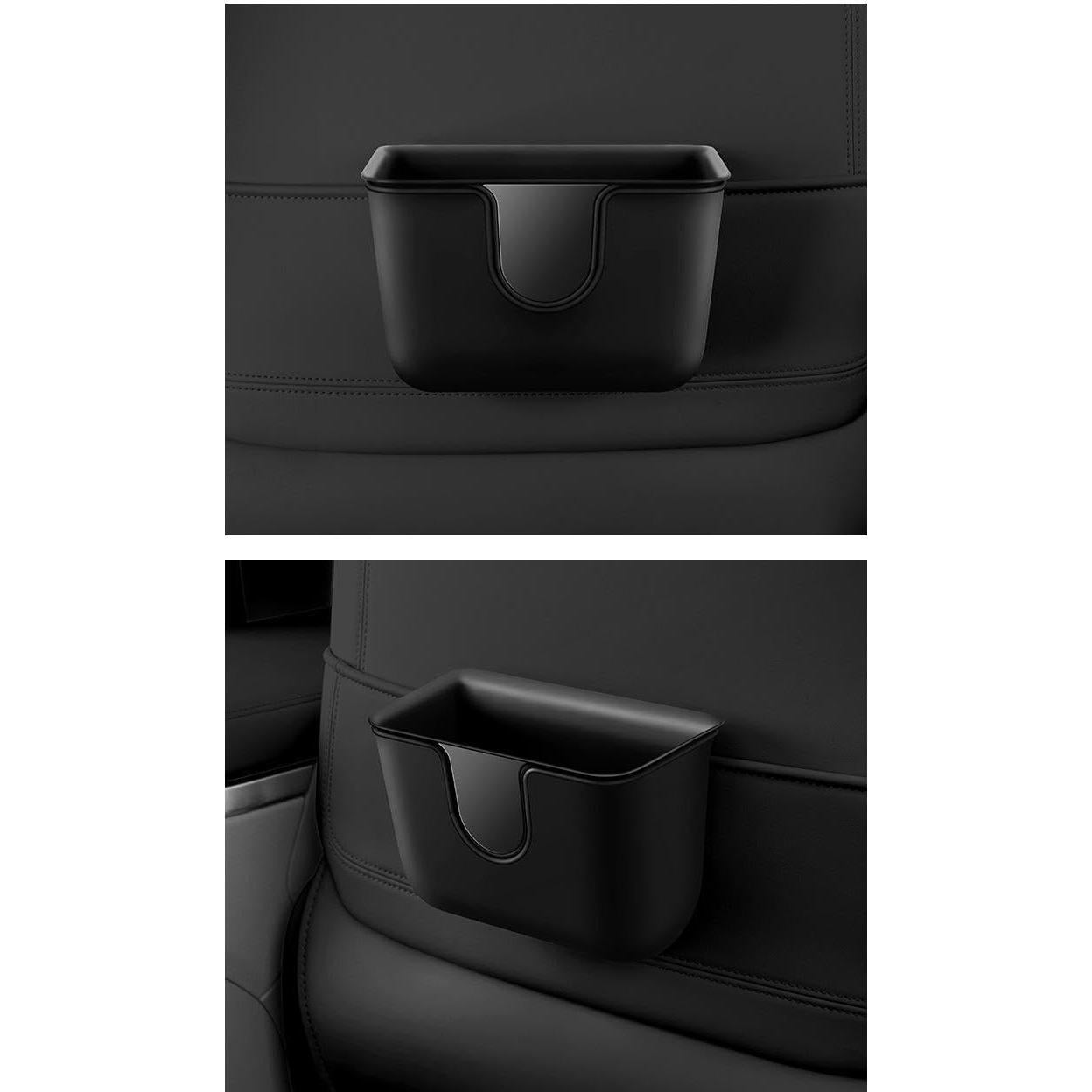 Bote de Basura para Auto AOWIS - Organizador a Prueba de Fugas Negro