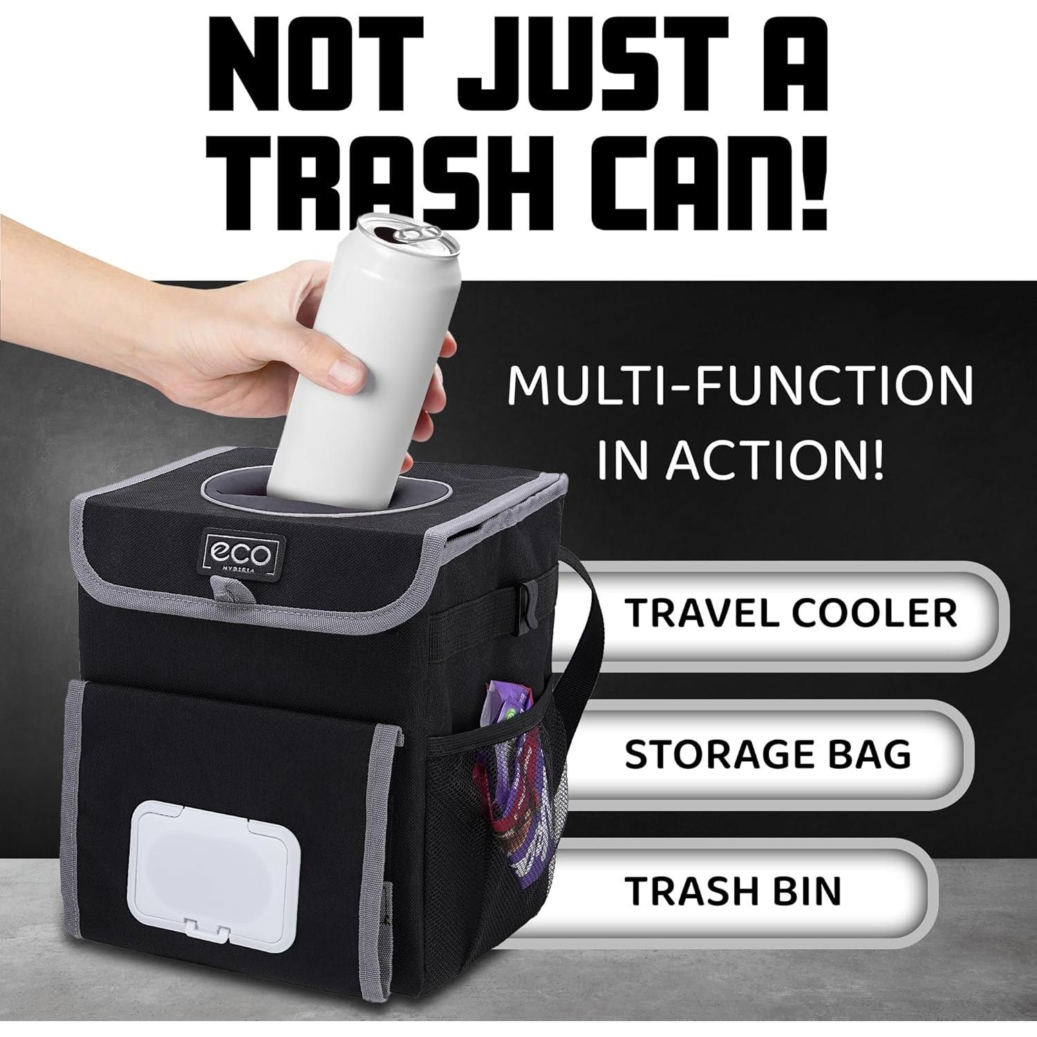 Basurero de Auto Eco Hygieia 9L Impermeable con Bolsillos